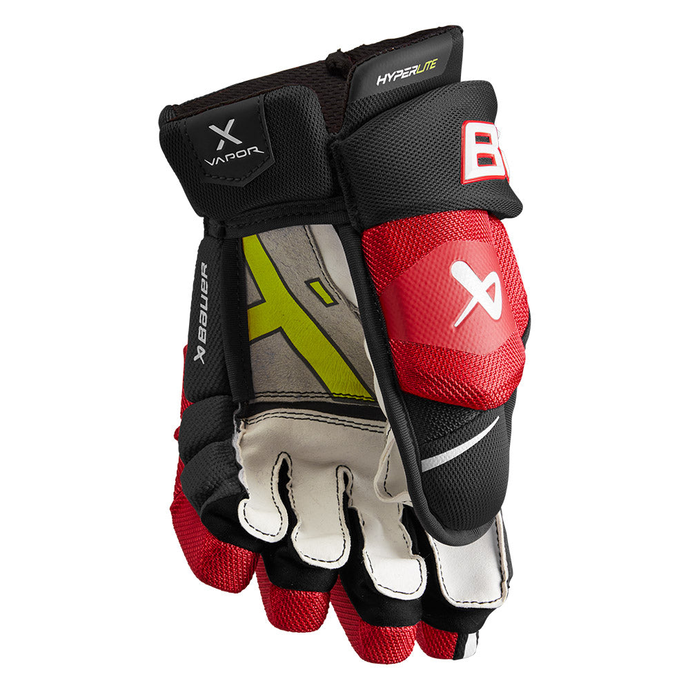 Bauer Vapor HyperLite Junior Ice Hockey Gloves - Lightweight Youth Hockey Gloves for Performance & Protection - Perfect for Practice, Games & Training