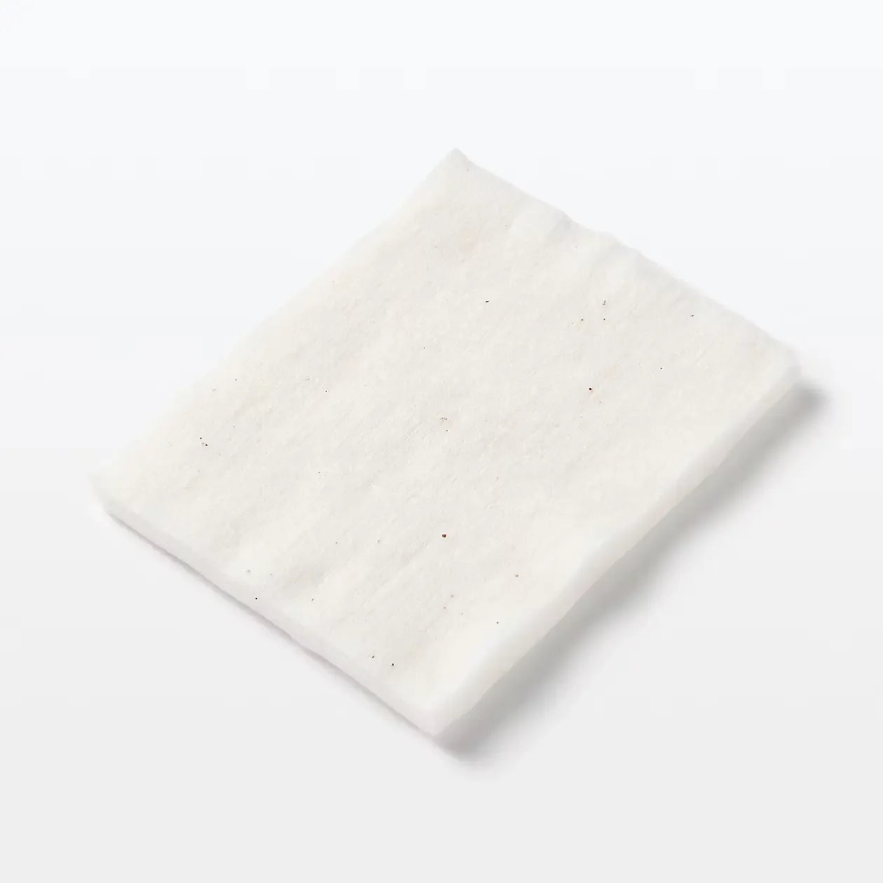 Organic Muji Cut Cotton Ecru Unbleached Facial Cotton Pads Large 90x70mm 88 pcs - Gentle Makeup Remover & Skincare for Sensitive Skin - Perfect for Daily Cleansing, Toner Application & Nail Polish Removal