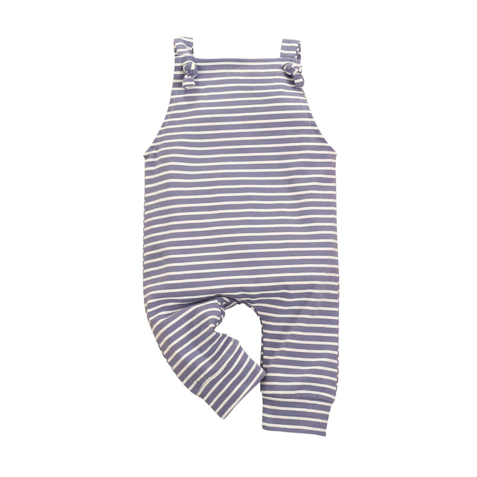 FORESTIME Baby Jumpsuit for Boys & Girls - Sleeveless Striped Romper for Newborns 3-6 Months - Soft Summer Outfit in Blue - Perfect for Playdates, Beach Trips & Family Photos