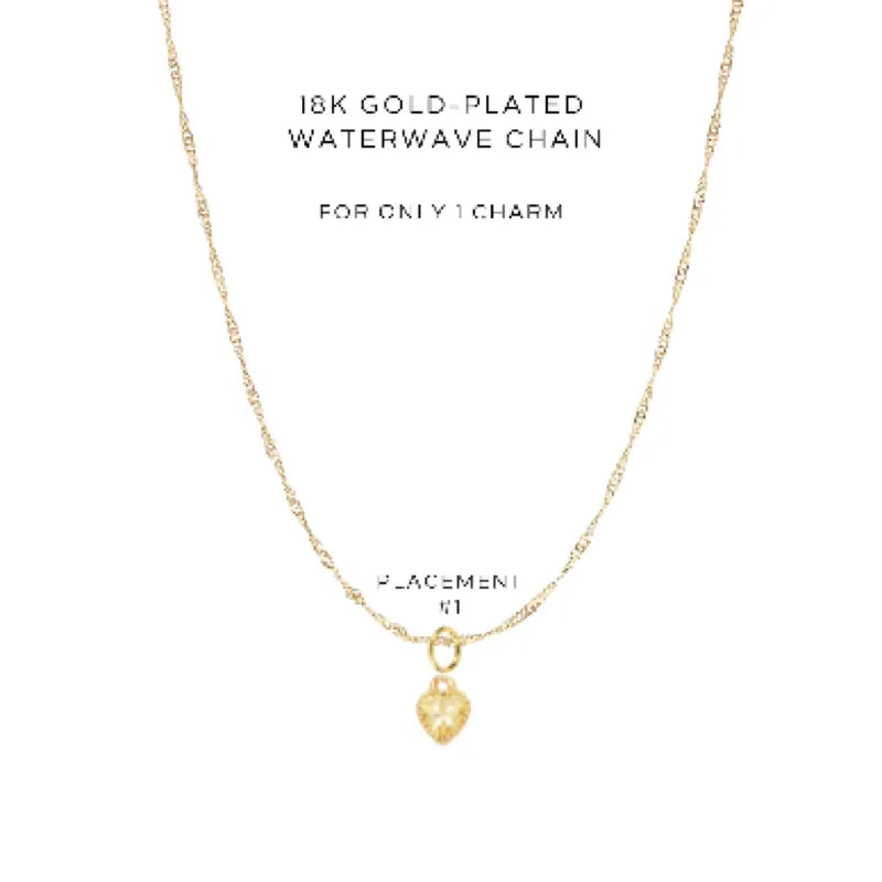 Simple Charm Necklace for 1 Pendant - Elegant Layering Jewelry for Women - Perfect for Everyday Wear & Gift Giving