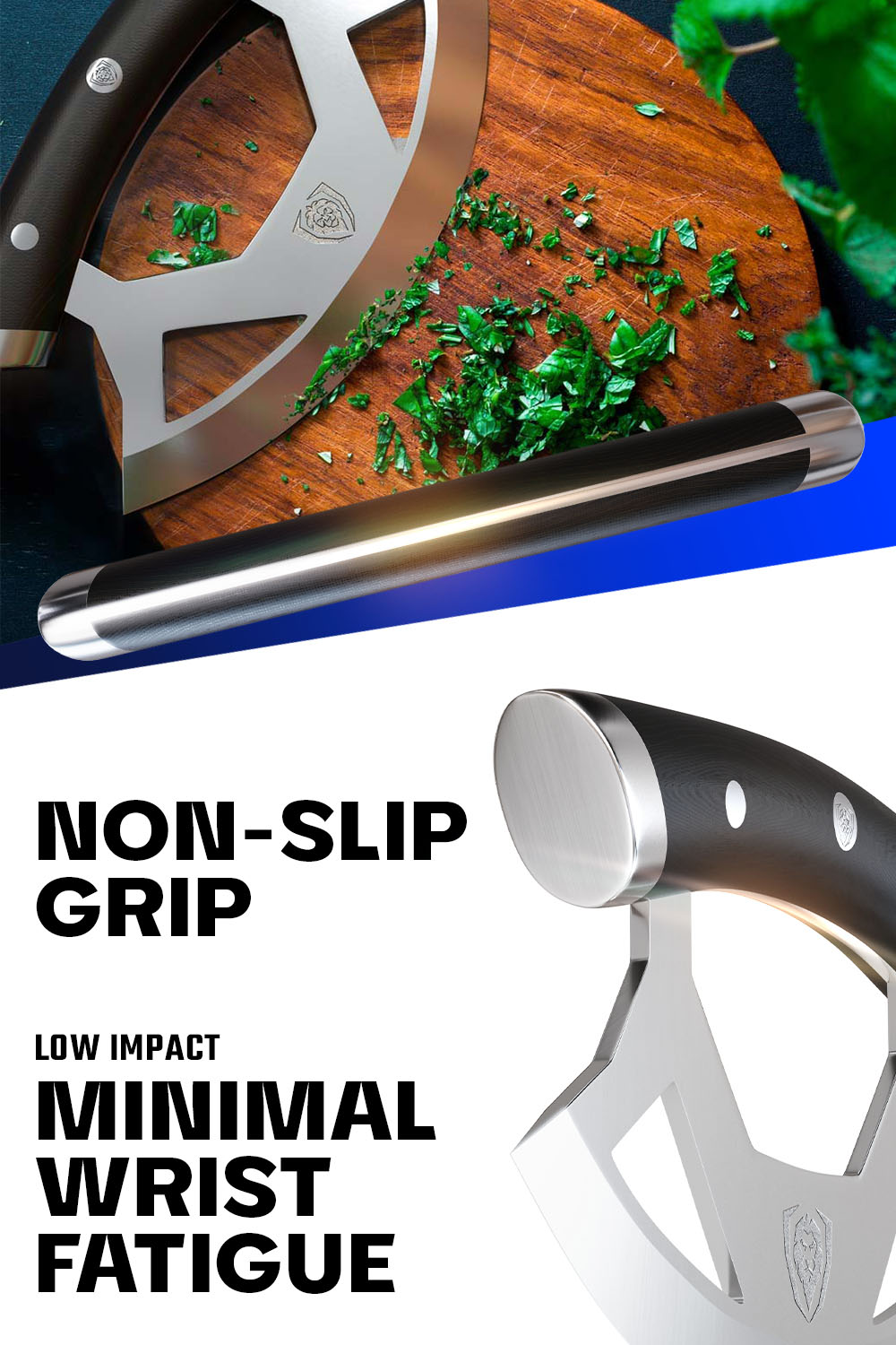 Dalstrong Gladiator Series Ulu Rocking Knife 7