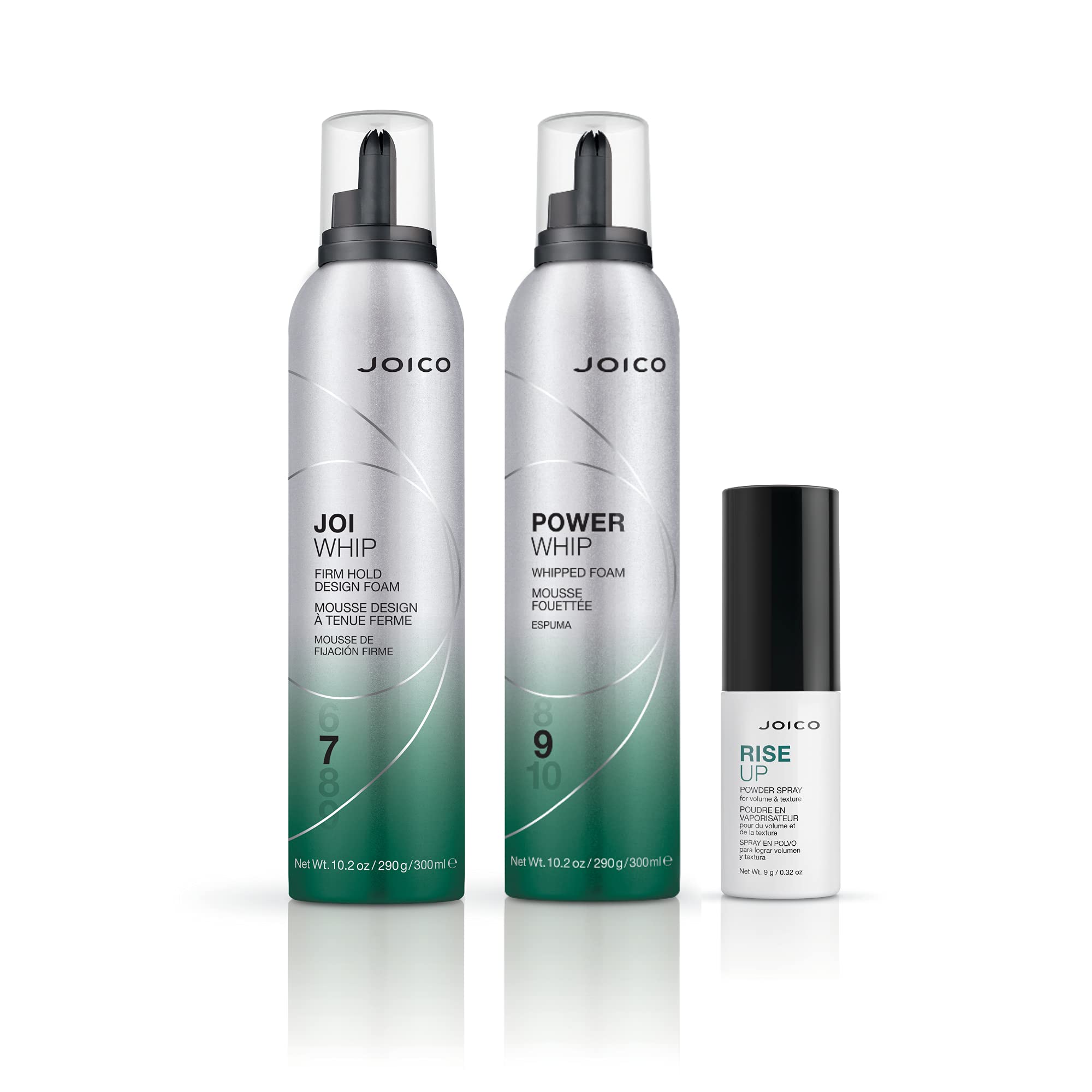 Joico RiseUp Spray Volumizing & Texturizing Powder for Fine Thin Hair - Instant Body & Long-Lasting Volume with Rice Protein & Bamboo Extract - Pollution Protection (0.32 Oz) - Perfect for Daily Styling, Special Occasions & On-The-Go Touch Ups