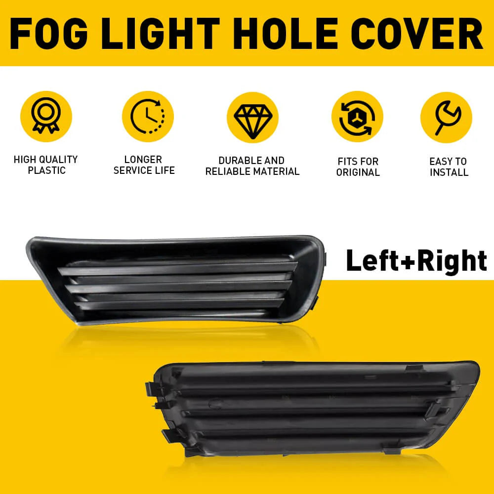 2007-2009 Toyota Camry Fog Light Cover Set - Durable Replacement Pair for Headlight Protection | Perfect for Night Driving & Off-Road Adventures