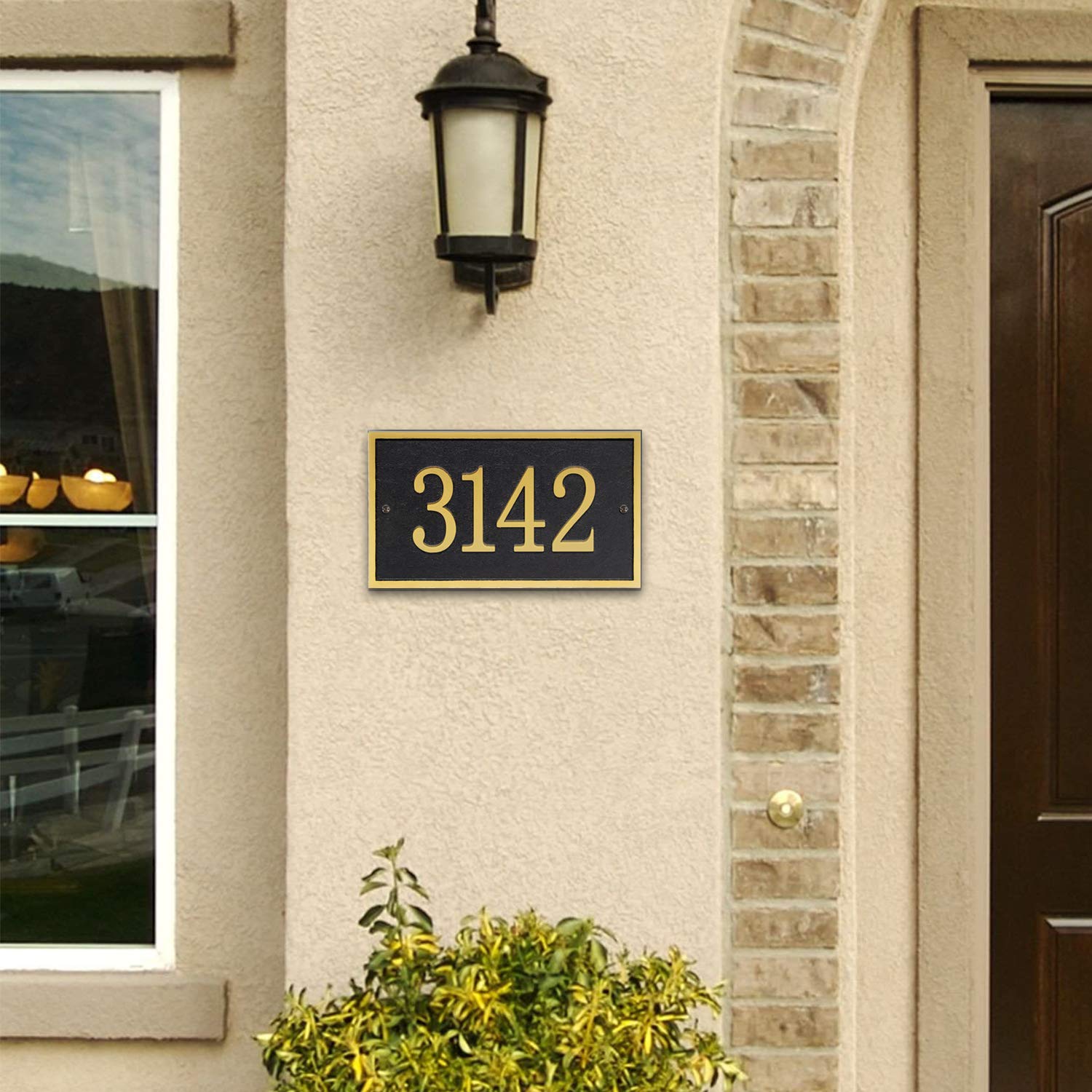 Personalized Address Plaque - Custom House Number Sign (11
