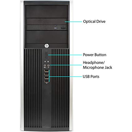 HP Tower Desktop Computer - Core 2 Duo 3.0GHz, Windows 7 Pro - Fast Performance for Home Office & Business Use