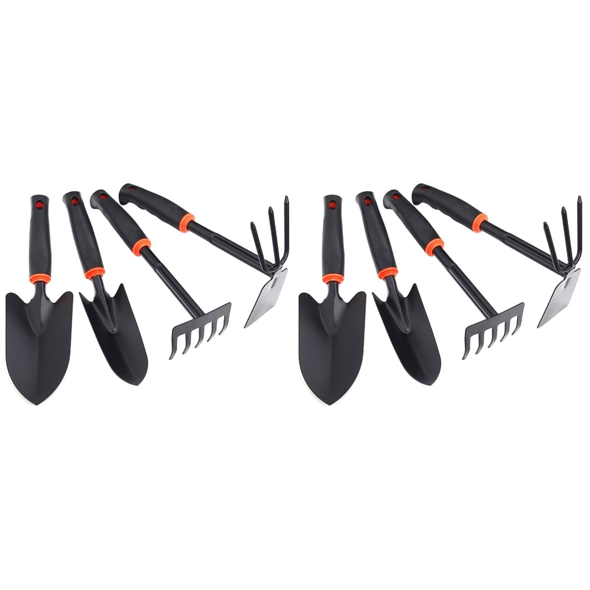 Heavy Duty Garden Tools Set - 2 Pack Stainless Steel Succulent & Weeding Tools with Ergonomic Plastic Handles for Planting, Transplanting & Soil Cultivation | Perfect for Home Gardening, Landscaping & Indoor Plant Care