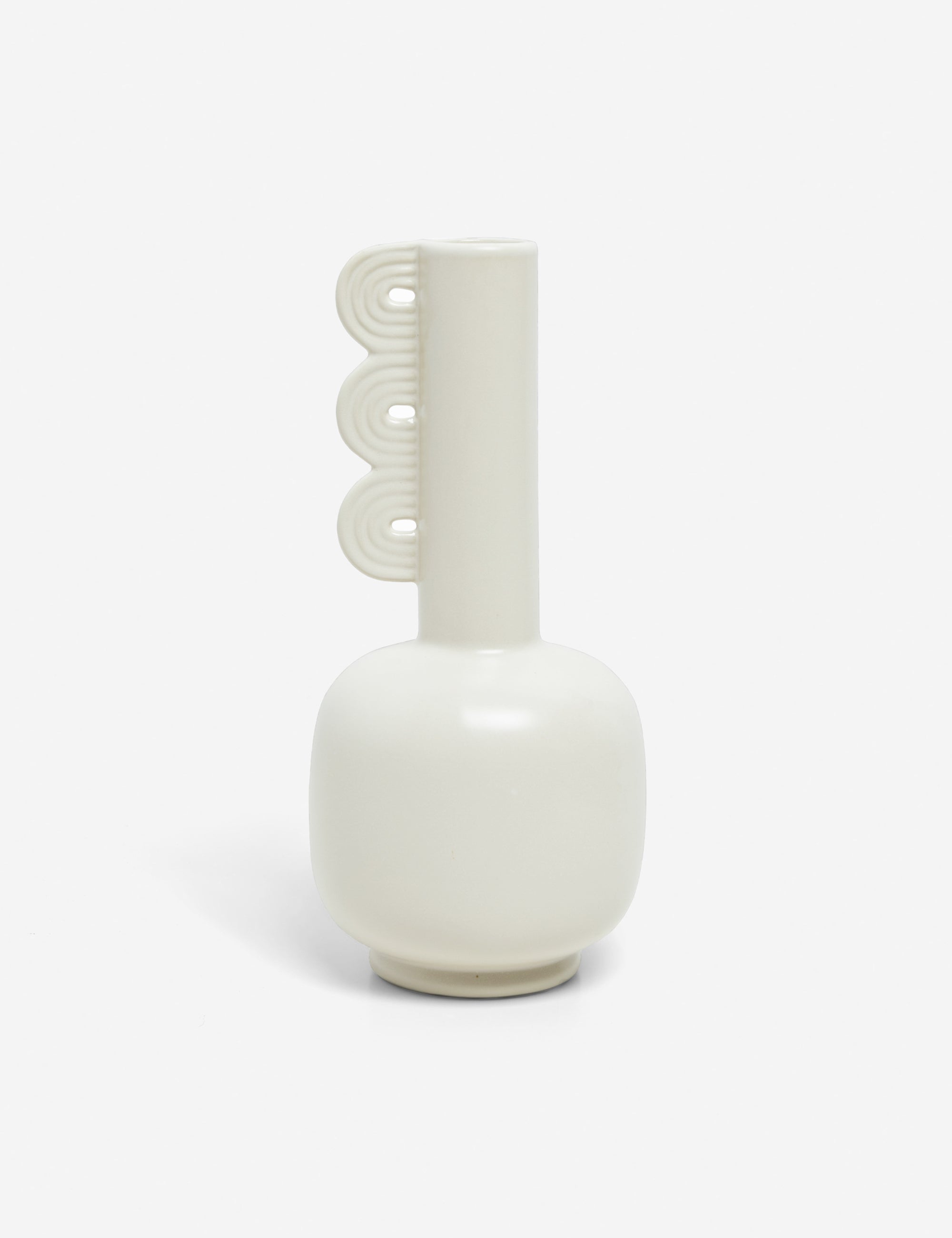 Ferm Living Clio Decorative Vase - Modern Ceramic Home Decor for Living Room, Bedroom & Office Centerpiece