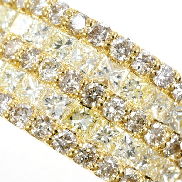 18K Yellow Gold Diamond Ring with Yellow Diamonds - Elegant Jewelry for Weddings, Anniversaries & Special Occasions
