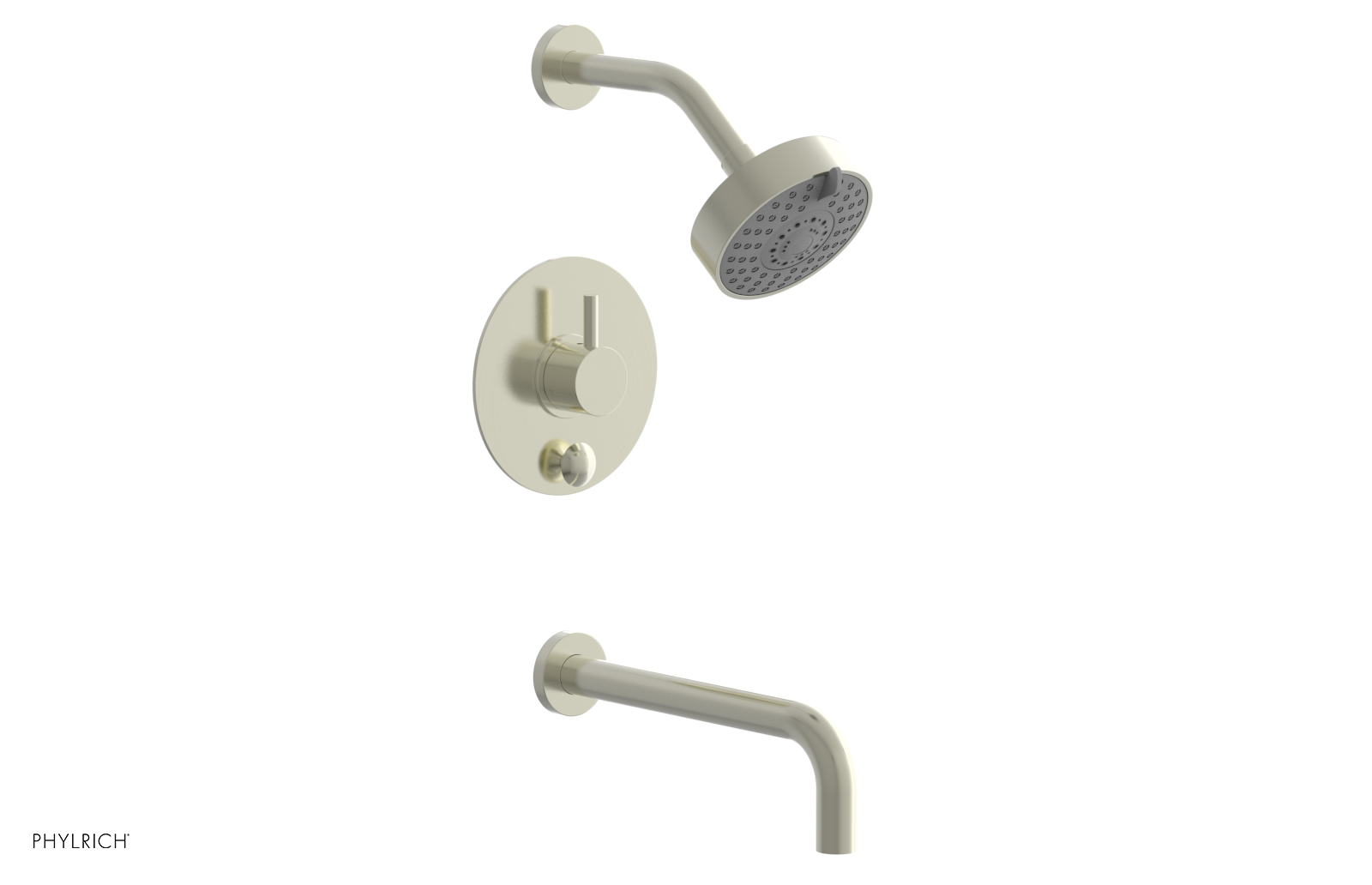 BASIC II 10 Pressure Balance Tub and Shower Faucet Set - 230 29 10 - Perfect for Bathroom Renovation & Modern Home Upgrades
