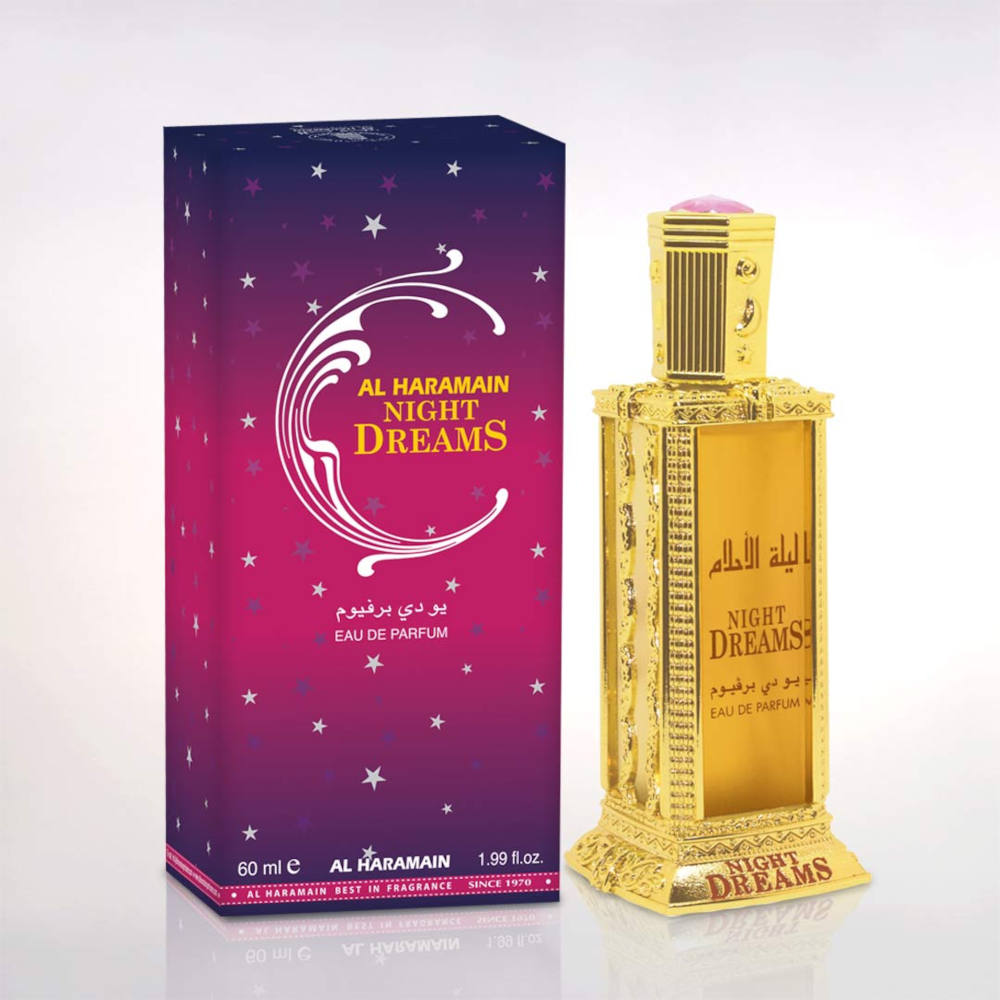 Night Dreams Gold Eau de Parfum for Women - 60ml Luxury Perfume, Floral Fruity Fragrance for Date Night & Special Occasions