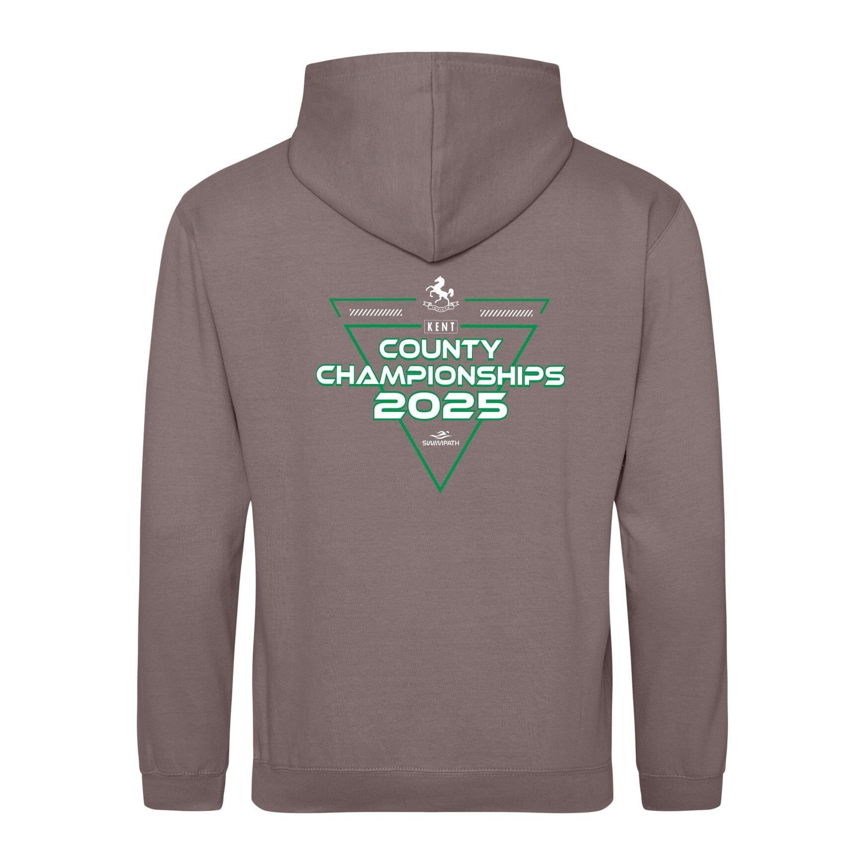 Kent County ASA County Championships 2025 Hoodie - Premium Mocha Pullover Sweatshirt for Sports Fans & Athletes - Perfect for Training, Games & Casual Wear