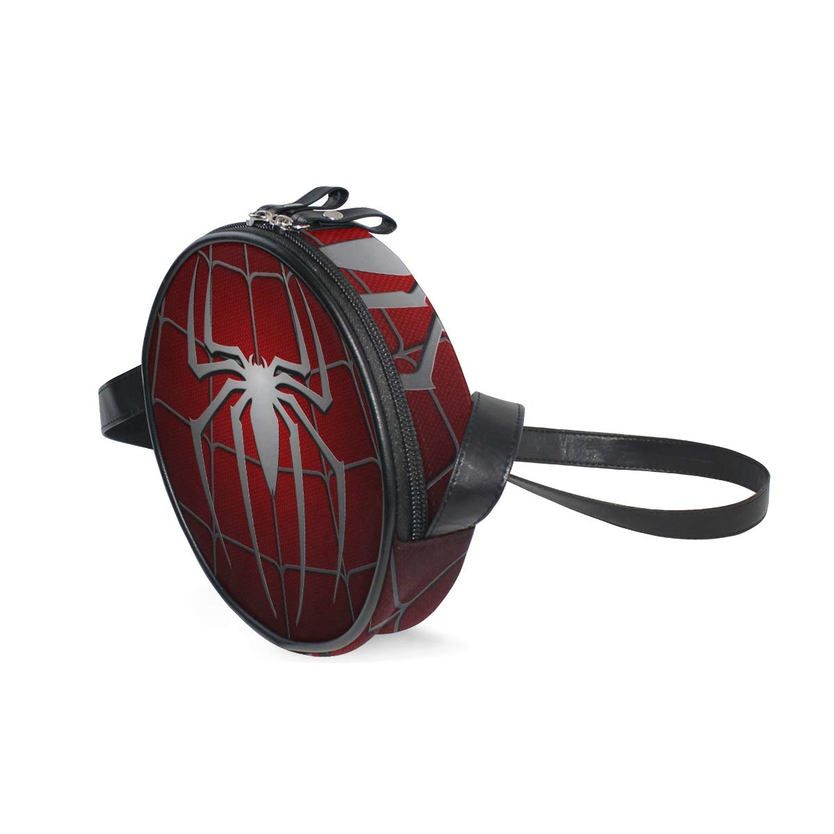 ILEEY Spider Web Round Crossbody Bag - Fashionable Sling Handbag Purse for Women & Teens - Perfect for Halloween, Cosplay, and Everyday Use