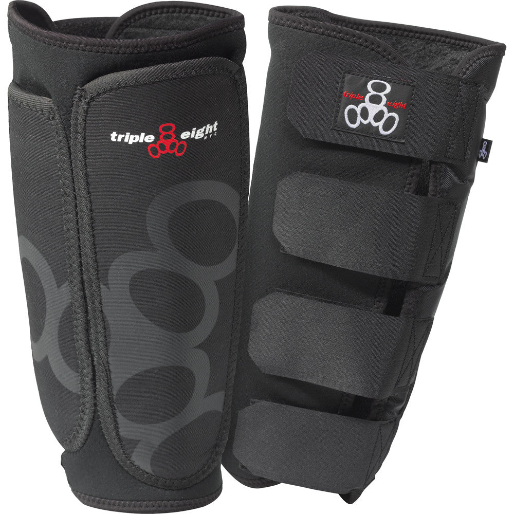 Triple 8 Exoskin SHIN Guard - Protective Shin Pads for Skateboarding, Soccer & Extreme Sports - Lightweight & Durable Impact Protection for Athletes