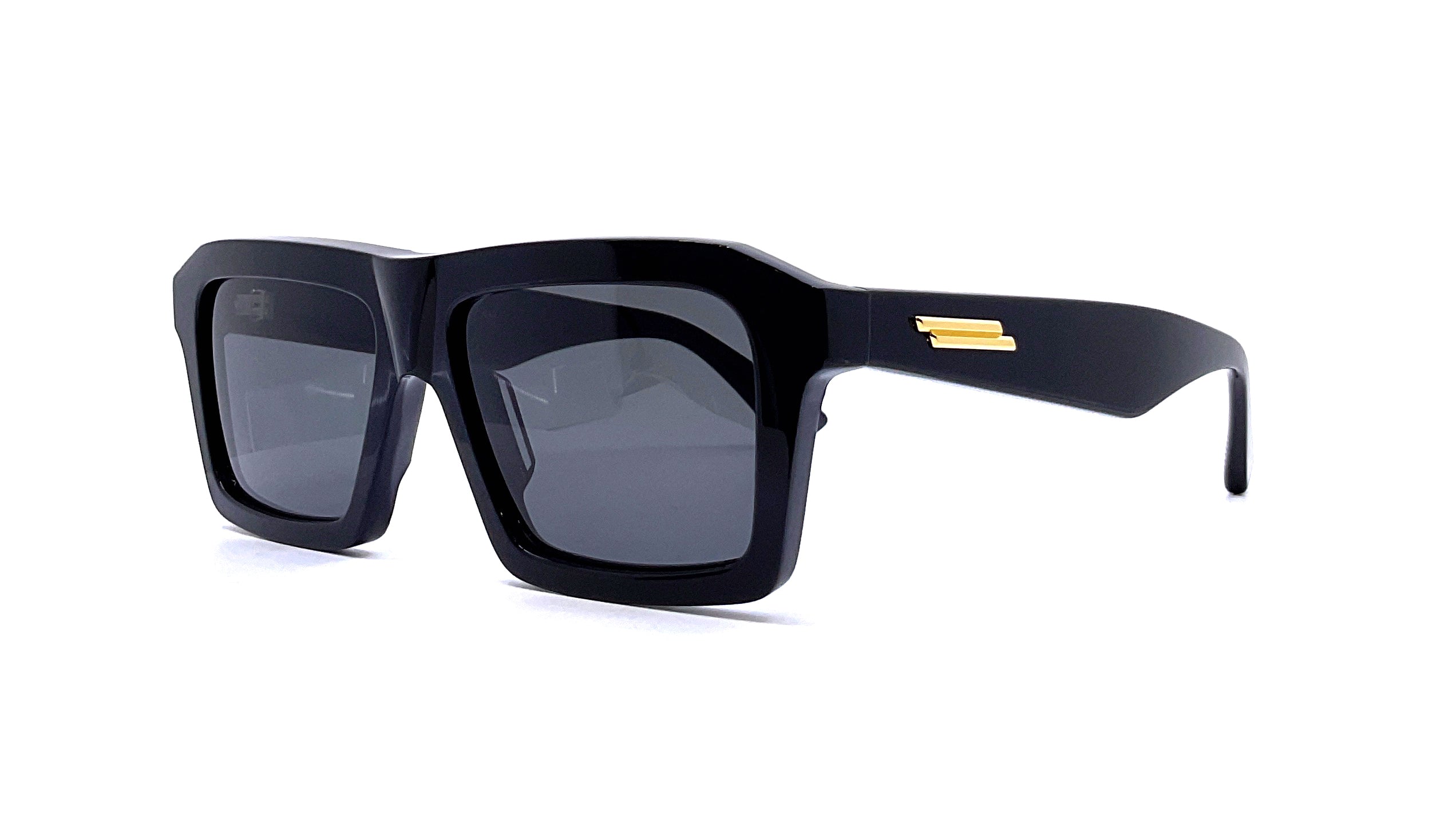 Bottega Veneta BV1213S (001) Sunglasses - Luxury Designer Shades for Men & Women - Perfect for Outdoor Activities, Travel & Fashion Accessories