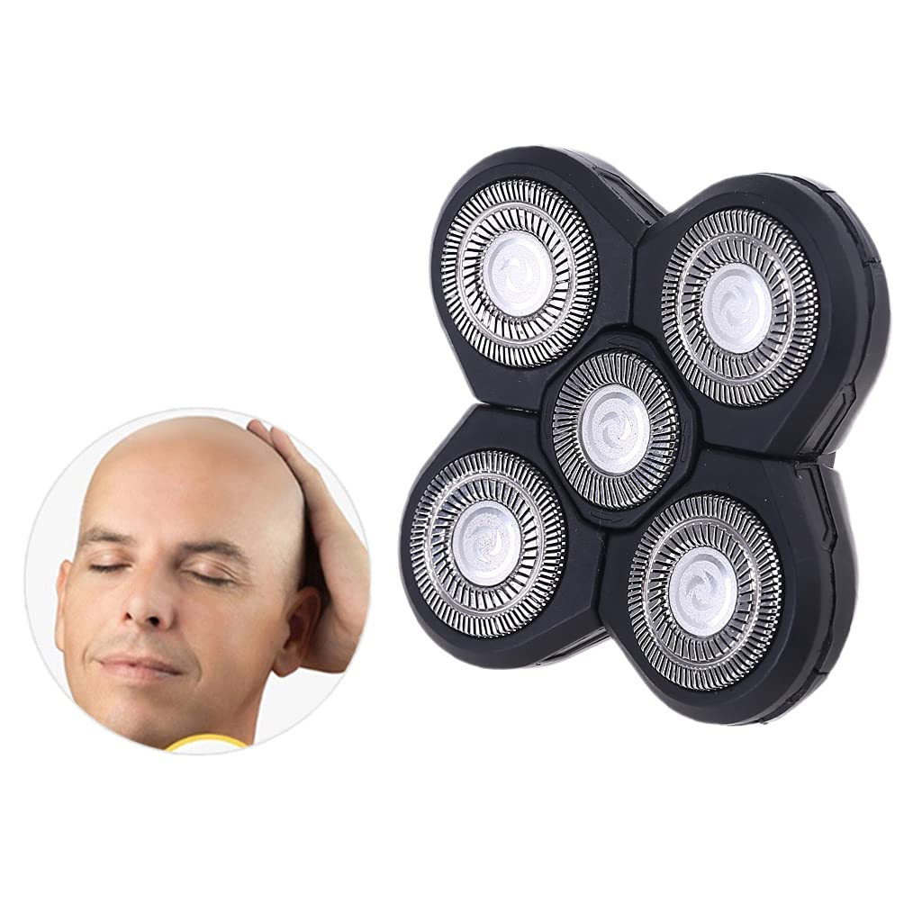 Electric Shaver Replacement Heads - 5-Blade Replacement Razor Heads for Electric Shavers - Perfect for Men's Grooming & Travel Shaving Accessories