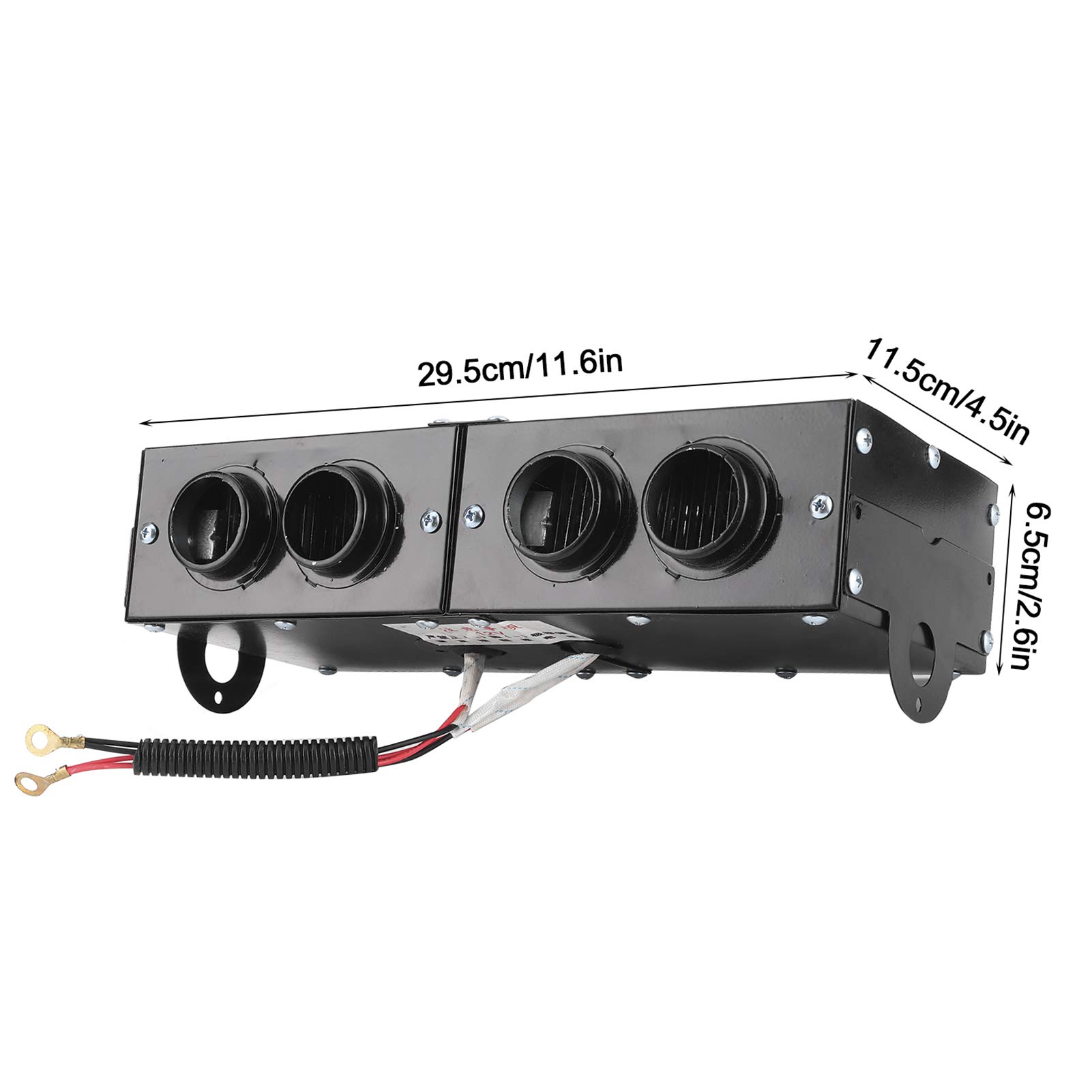 4-Hole Car Defroster & Heater - Fast Auto Defogger & Demister with Cooling Fan - Perfect for Winter Driving & Quick Windshield Clearing