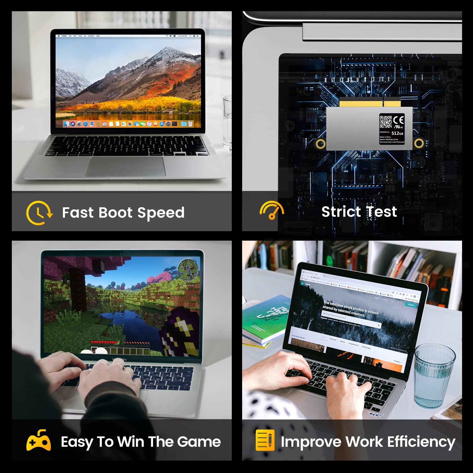 512GB NVMe PCIe SSD for MacBook Pro 13