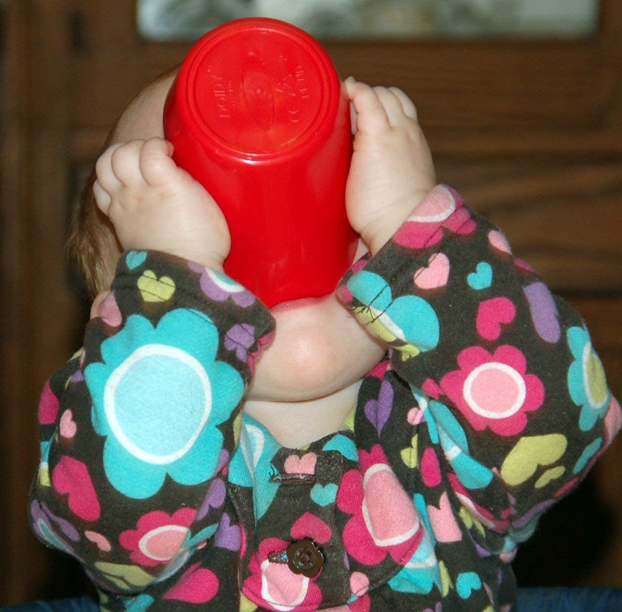 Bickiepegs Doidy Cup - Pink Baby Training Cup for Easy Drinking | Ideal for Toddlers Learning to Sip Independently at Home or On-the-Go