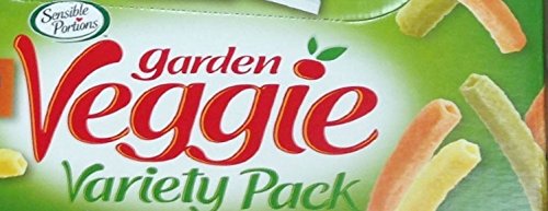 Crunchy Garden Veggie Snacks - Assorted Straw-Shaped Chips Variety Pack, 50 Count (1 Oz Bags Each) | Healthy On-The-Go Snacks for Kids, Office, Road Trips & Movie Nights