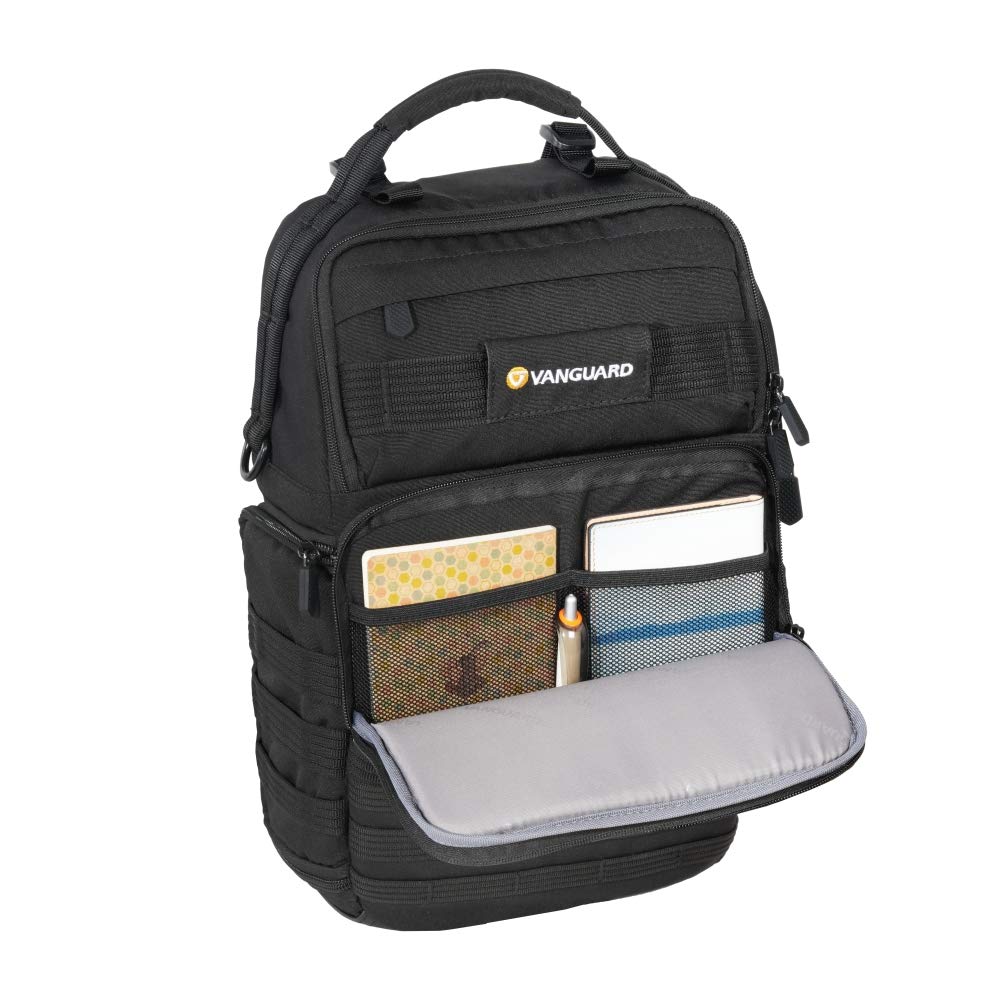 VANGUARD VEO Range T37M Tactical Backpack for Mirrorless Cameras - Black | DSLR Camera Bag for Travel & Outdoor Photography | Waterproof & Durable Camera Backpack for Sony, Canon, Nikon, Fujifilm