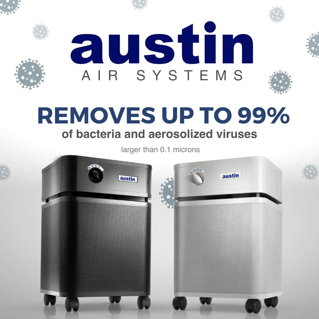 Austin Air HealthMate Air Purifier - Midnight Blue | HEPA Filter for Allergies, Dust & Smoke | Ideal for Bedrooms, Offices & Living Rooms
