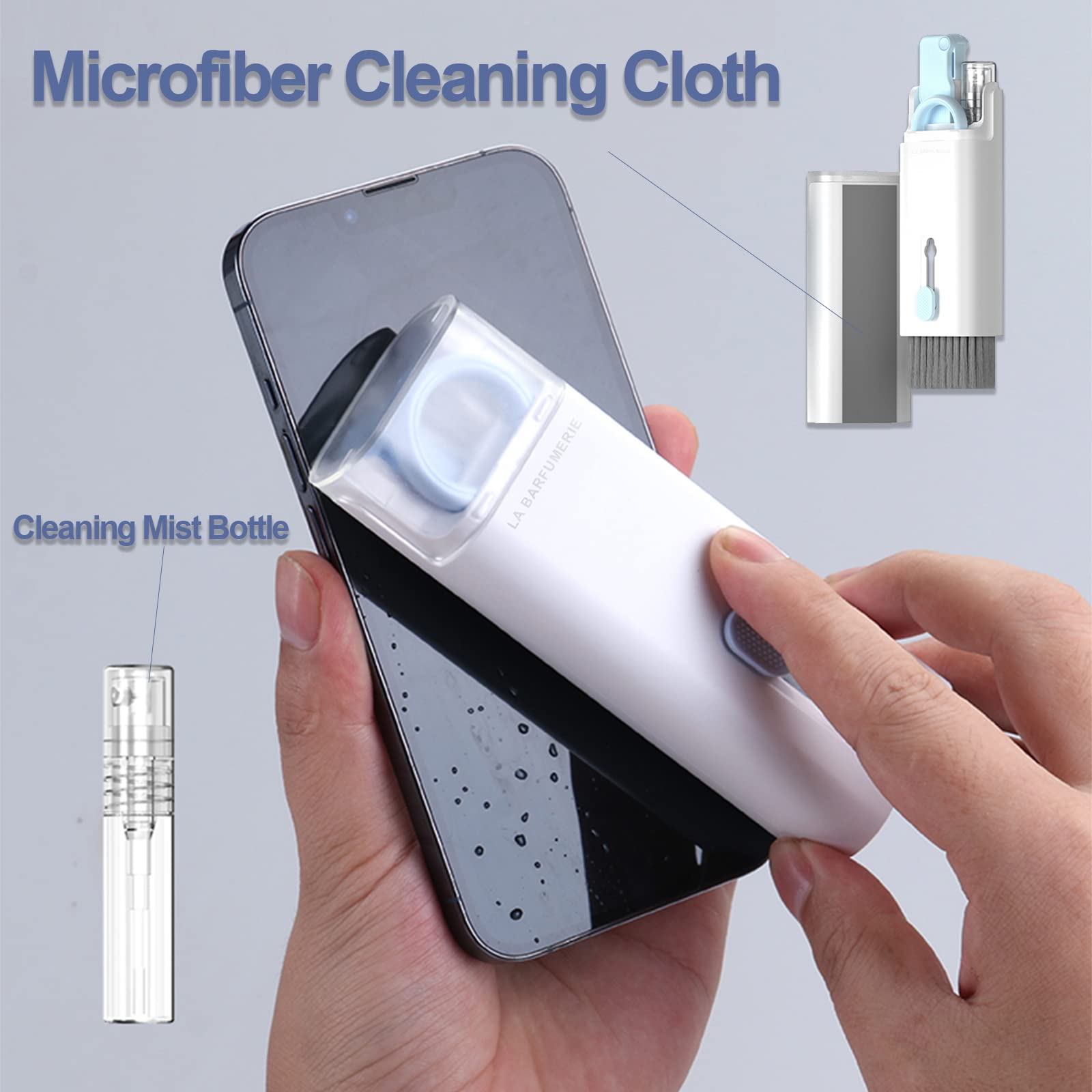 Premium Electronics Cleaning Kit - Keyboard Brush, AirPods Cleaning Tool & Phone Screen Cleaner for MacBook, Laptop, Computer, AirPods Pro & Headphones | Perfect for Home, Office & Travel Use