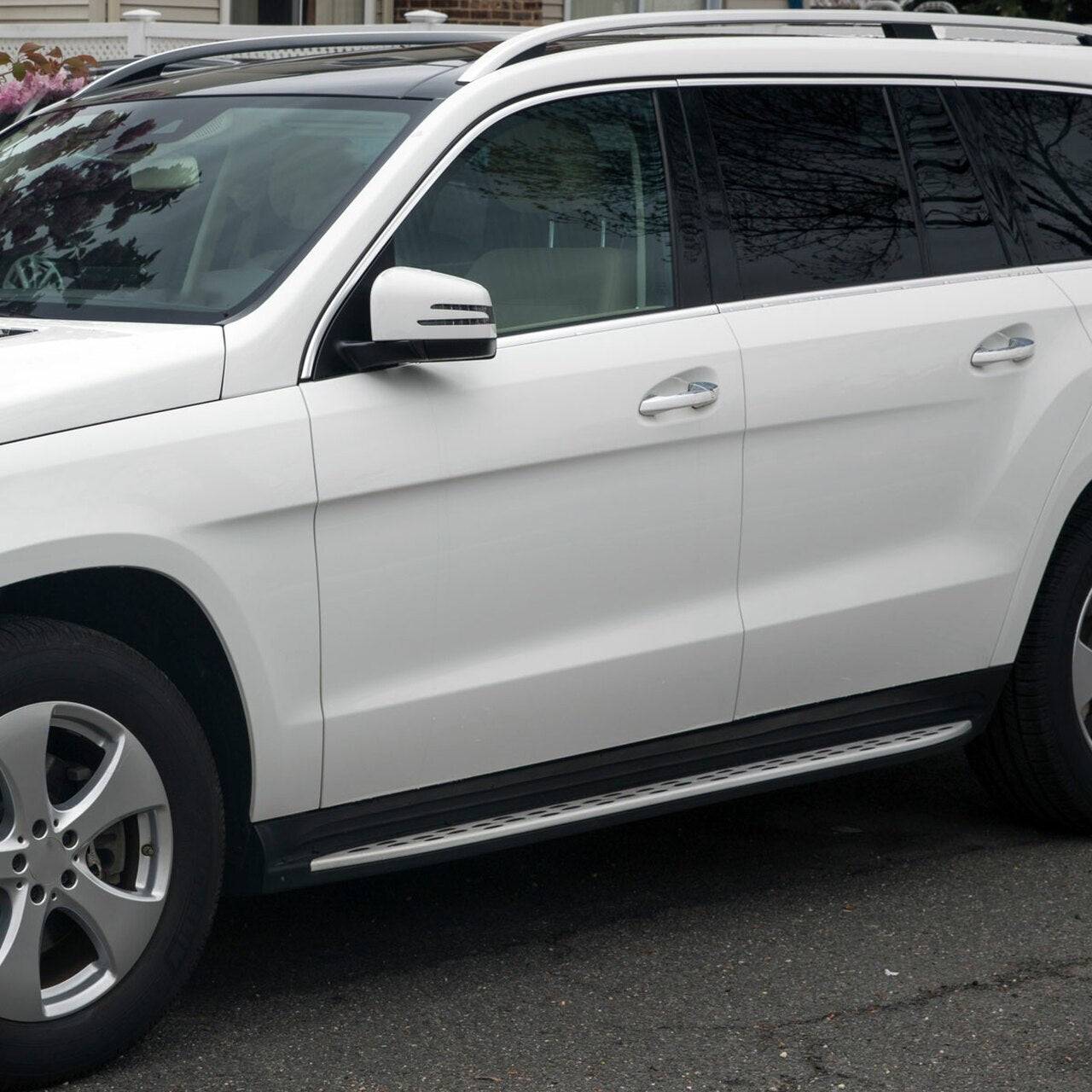 2013-2018 Mercedes Benz GL/GLS X166 OEM Style Running Boards - Side Step Bars for Easy Access & Stylish Look - Perfect for SUVs & Family Vehicles