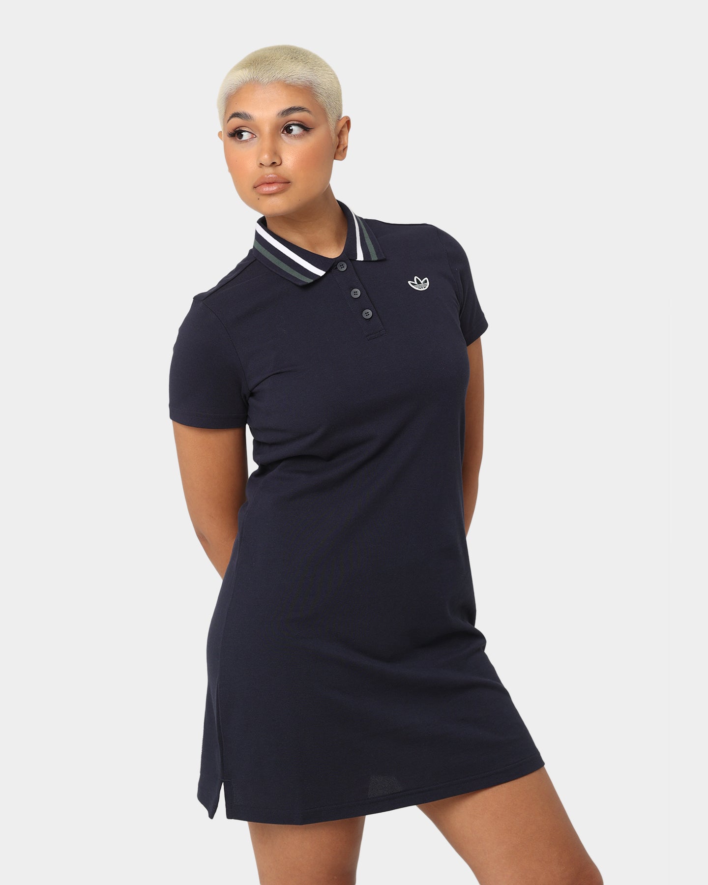 Adidas Women's Original Class of '72 Polo Dress in Legend Ink - Vintage-Inspired Tennis & Casual Wear for Women