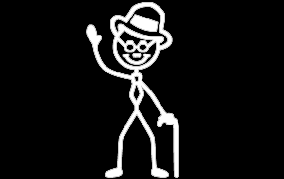 775 Grandpa Sticker - 2.8 x 5.3 Inch Funny Vinyl Decals for Laptops, Water Bottles & Car Windows - Perfect for Gifts and Personalization