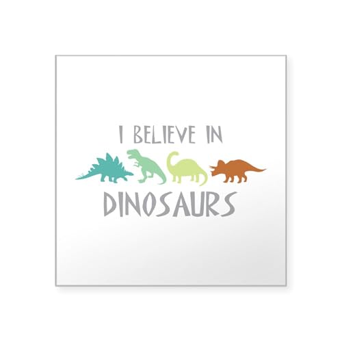 Clear - I Believe in Dinosaurs Sticker