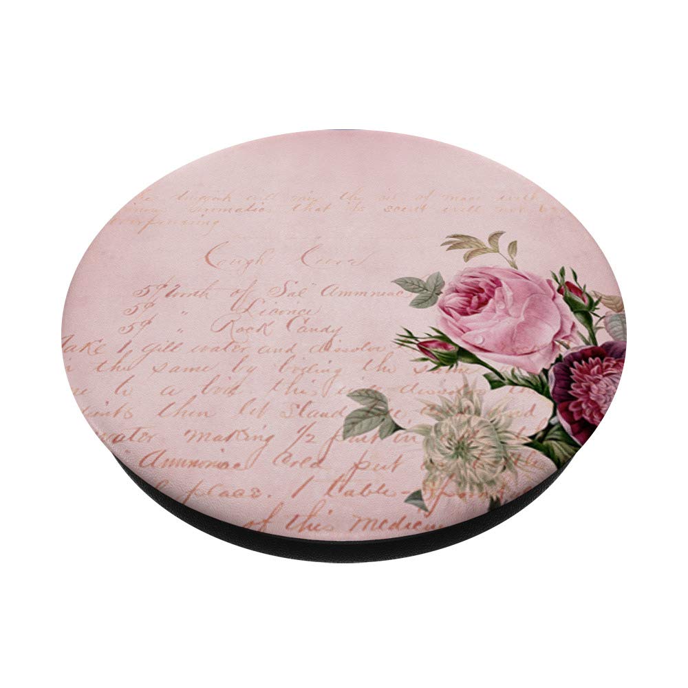 Shabby Chic PopSockets PopGrip - Interchangeable Phone & Tablet Stand with Swappable Top for iPhone, Samsung, iPad | Perfect for Selfies, Video Calls & Hands-Free Viewing