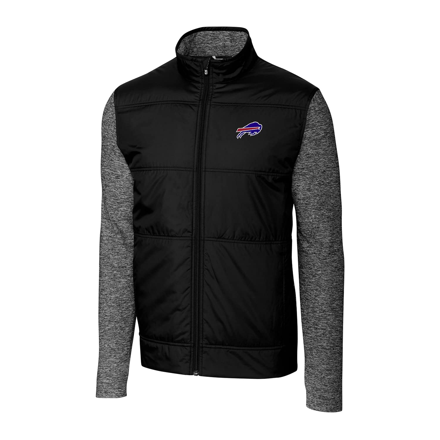 Cutter & Buck Men's NFL Big & Tall Stealth Full-Zip Jacket - Waterproof Windbreaker for Football Fans - Perfect for Game Day, Tailgating & Outdoor Activities