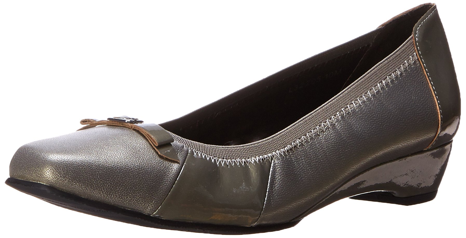 Rose Petals Women's Becky Wedge Pump - Comfortable Low Heel Dress Shoes for Women | Perfect for Weddings, Office & Evening Events