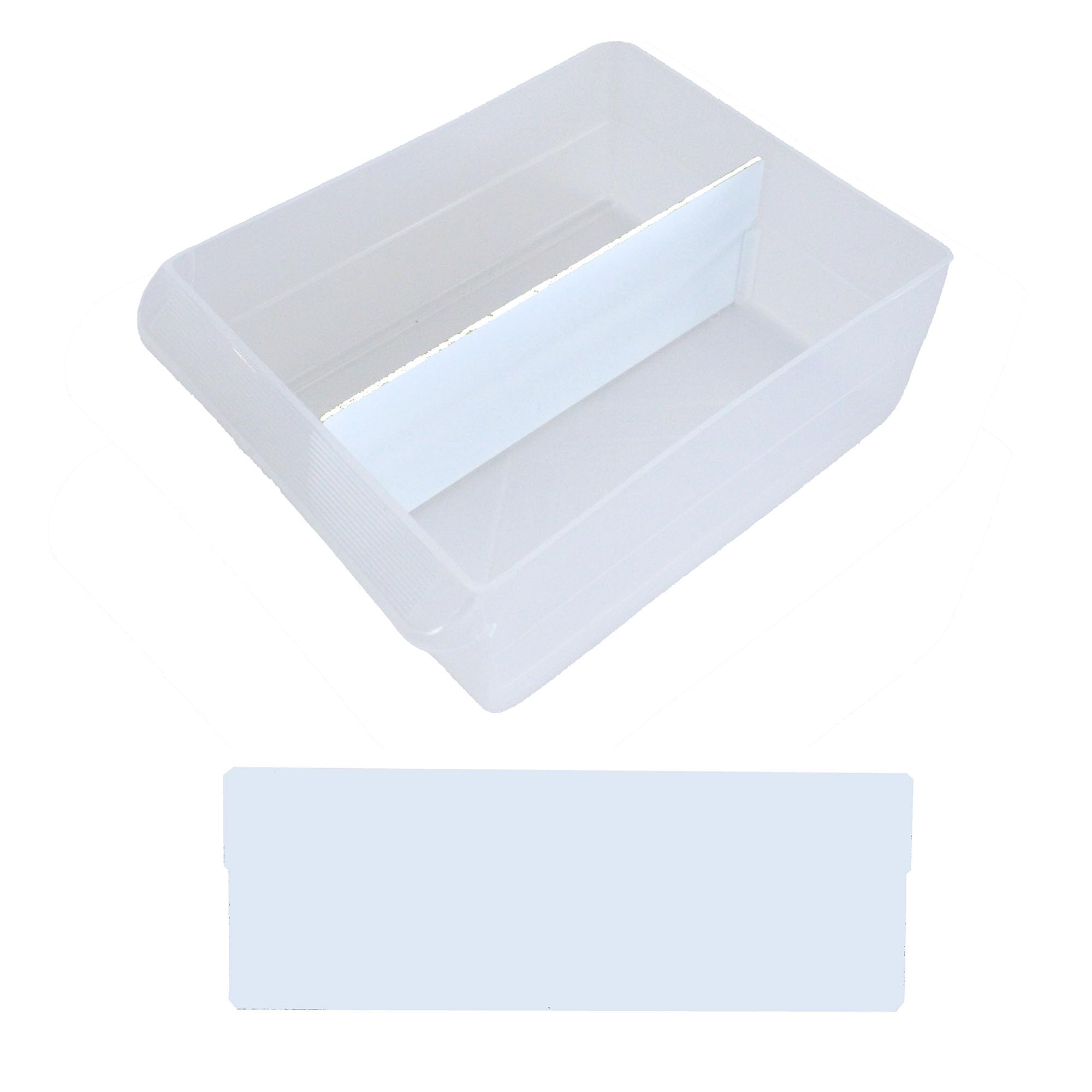12-Pack Large Drawer Dividers for Akro-Mils Storage Bins | Compatible with Akro-Mils Craft Cabinet & Hardware Organizer | Replacement for P/N 40717 | Perfect for Craft Room, Workshop & Garage Organization