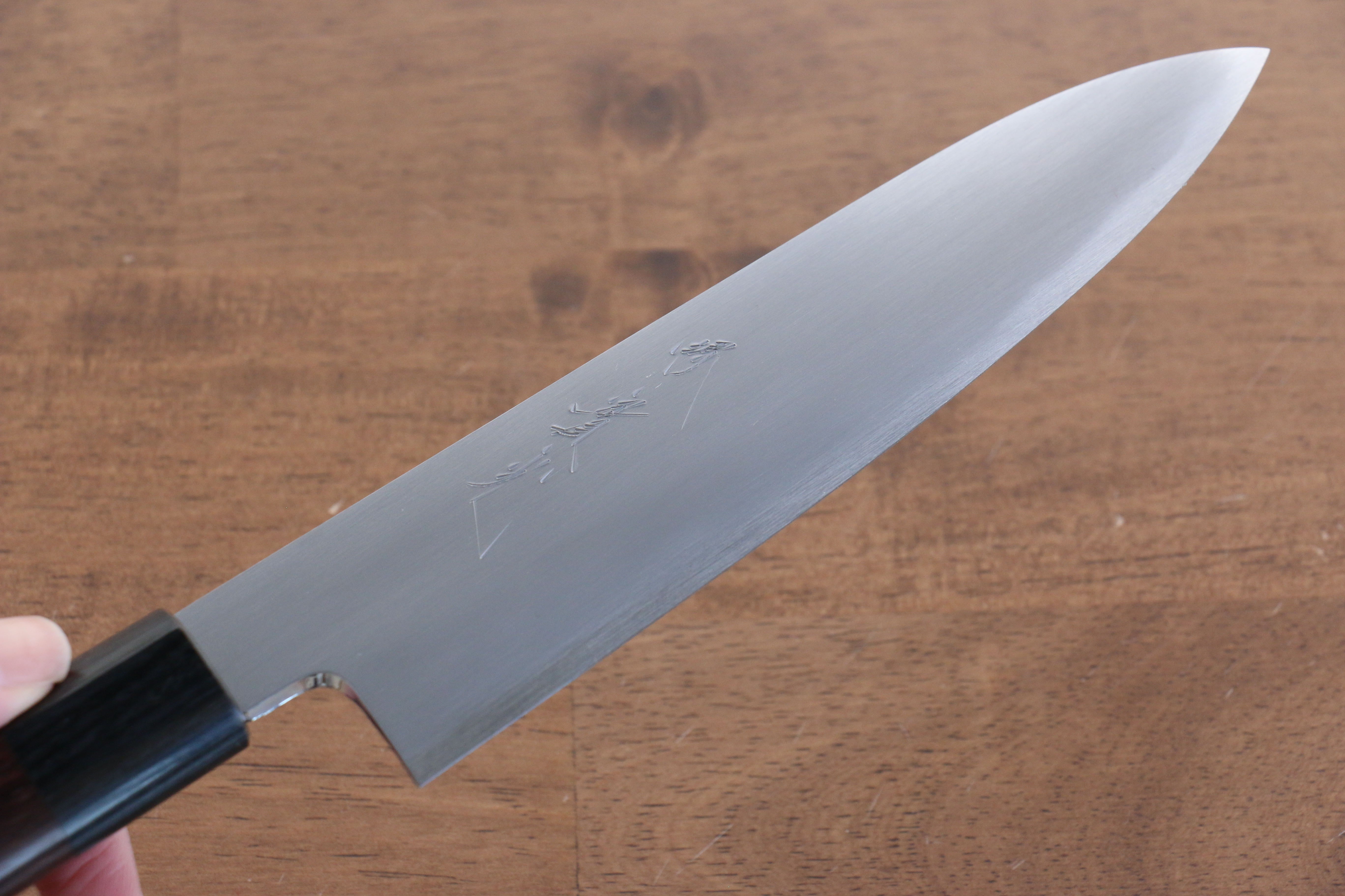 Premium Jikko White Steel No.2 Gyuto 180mm Japanese Chef Knife with Exquisite Shitan Handle - Perfect for Sushi, Sashimi & Precision Cutting