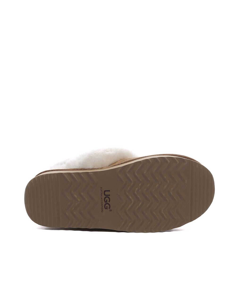 Women's UGG Bronny 3-Way Platform Slippers - Cozy House Shoes for Winter, Indoor/Outdoor Wear - Perfect for Home, Office & Travel Comfort