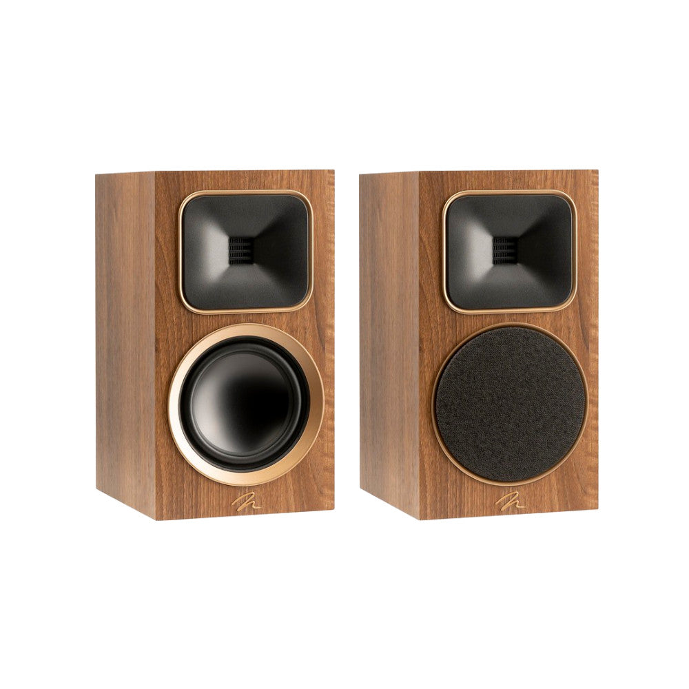 Martin Logan Motion Foundation B1 Bookshelf Speakers - High-Performance Home Audio for Music & Movies | Compact Bookshelf Design for Living Room, Home Theater & Studio Use