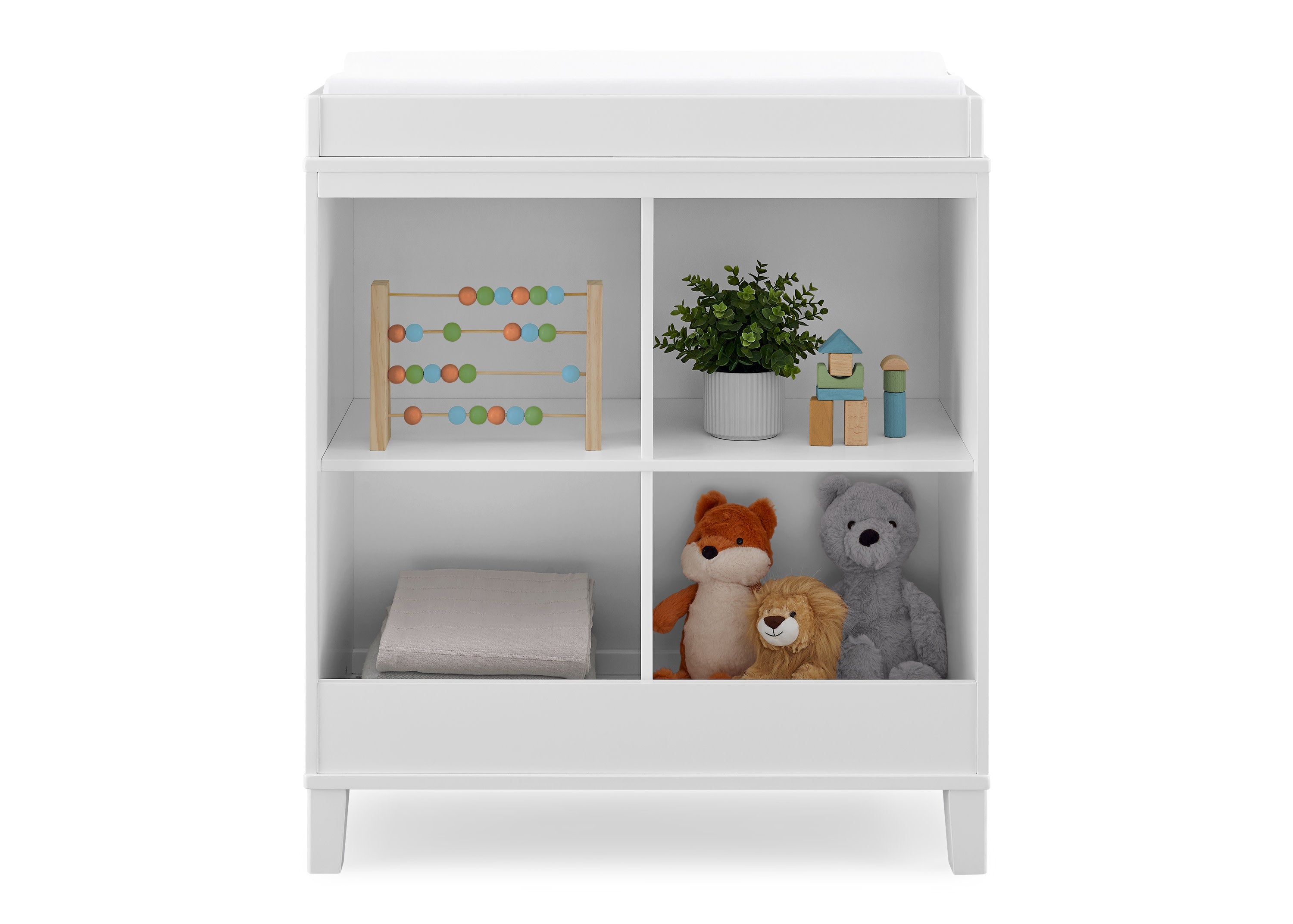 Huck Convertible Baby Changing Table - Nursery Dresser with Safety Rail & Storage | Perfect for Diaper Changes, Baby Care & Nursery Organization