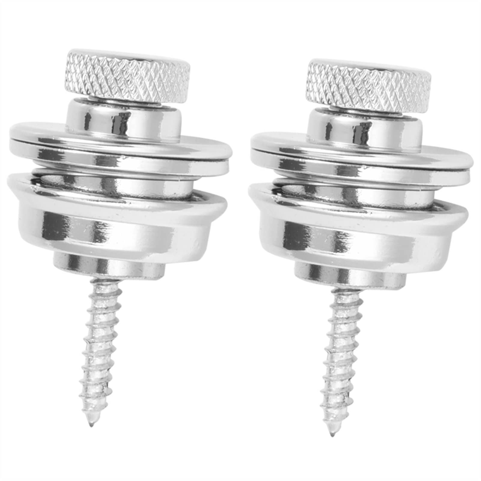 Premium Sealed Bass Tuning Pegs - 1 Set Machine Heads & 2 Non-Slip Guitar Strap Locks - Perfect for Bass Guitar Maintenance and Secure Playing