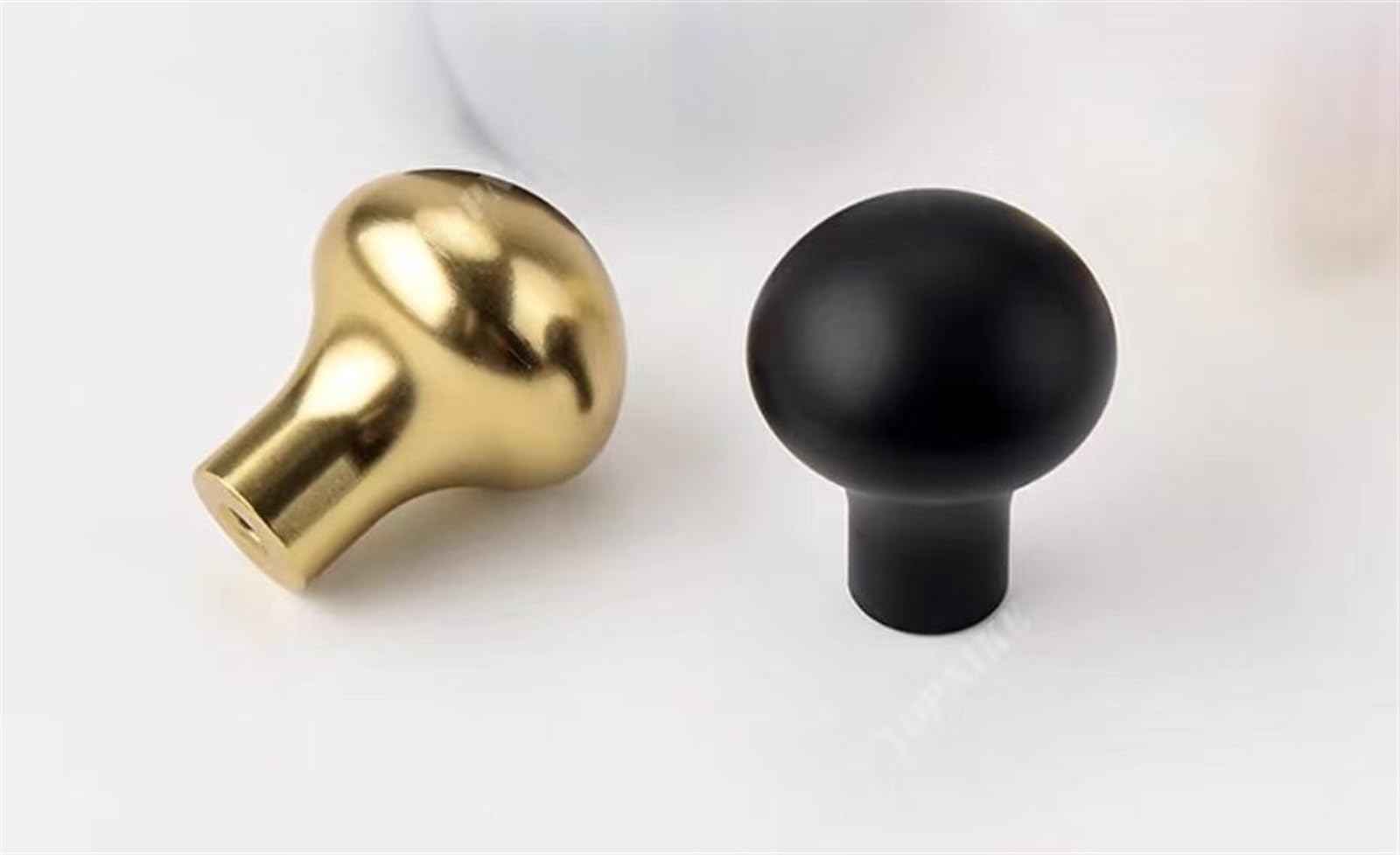 Black Aluminum Cabinet Drawer Handles - 2 Pack, Modern Push Pull Knobs for Kitchen, Bathroom, Dresser & Furniture Hardware | Durable & Stylish Cabinet Pulls for Home Organization & Renovation Projects