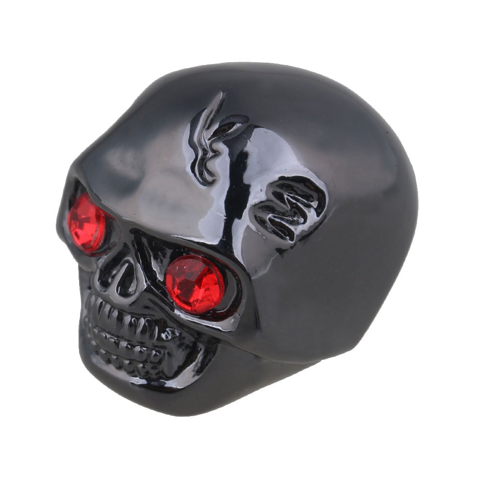 BQLZR Electric Guitar Skull Knobs - 3-Pack Metal Volume & Tone Control Knobs with Cool Skull Design | Perfect for Guitar Customization & Stage Performances