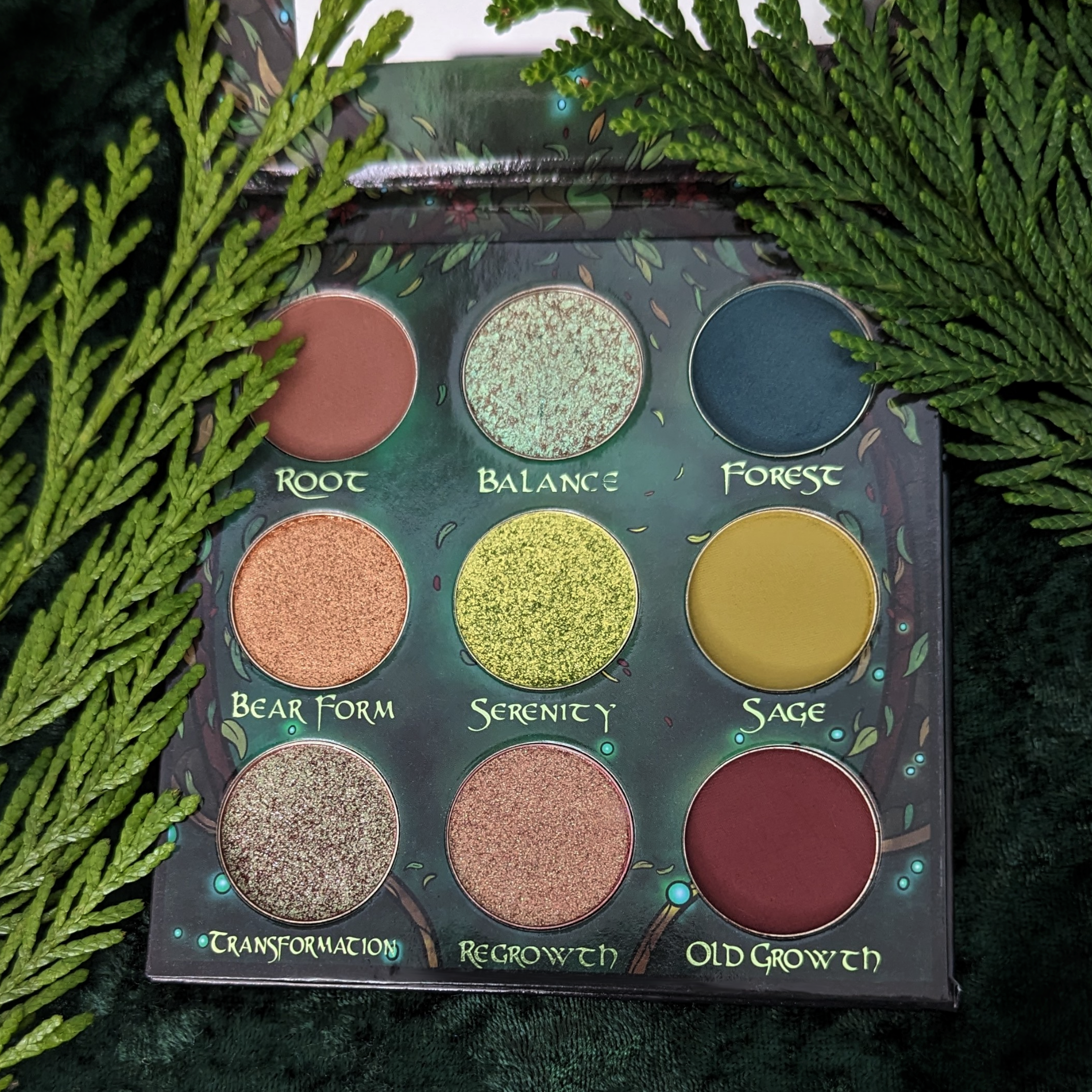 Druid Eyeshadow Palette - 12 Highly Pigmented Matte & Shimmer Shades | Vegan & Cruelty-Free Makeup for Professional & Everyday Looks | Perfect for Parties, Weddings & Special Occasions