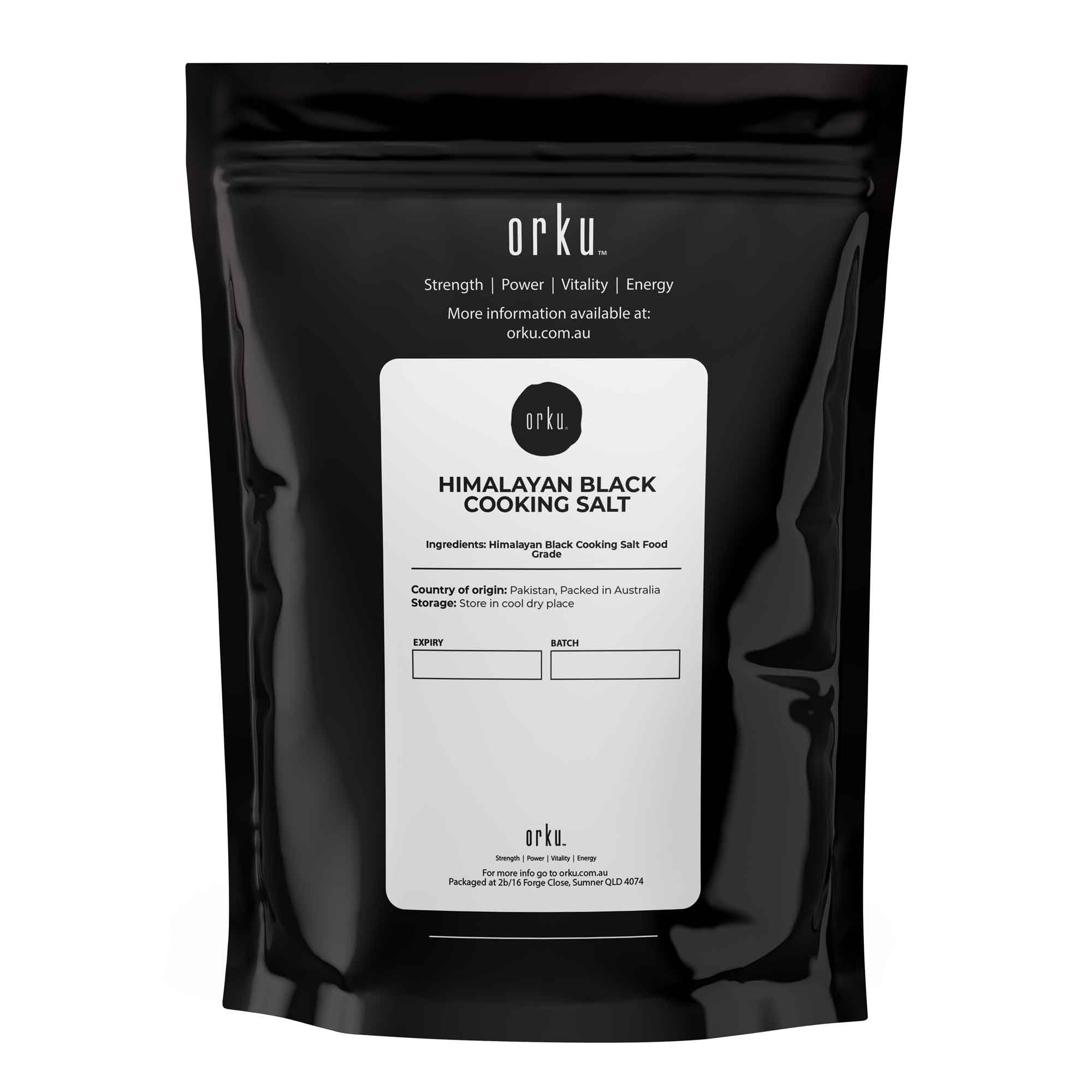 Organic Himalayan Black Salt (Kala Namak) - 100g Medium Grain, Vegan Egg Substitute for Cooking & Seasoning | Perfect for Vegan Dishes, Salads, Smoothies & Detox Drinks