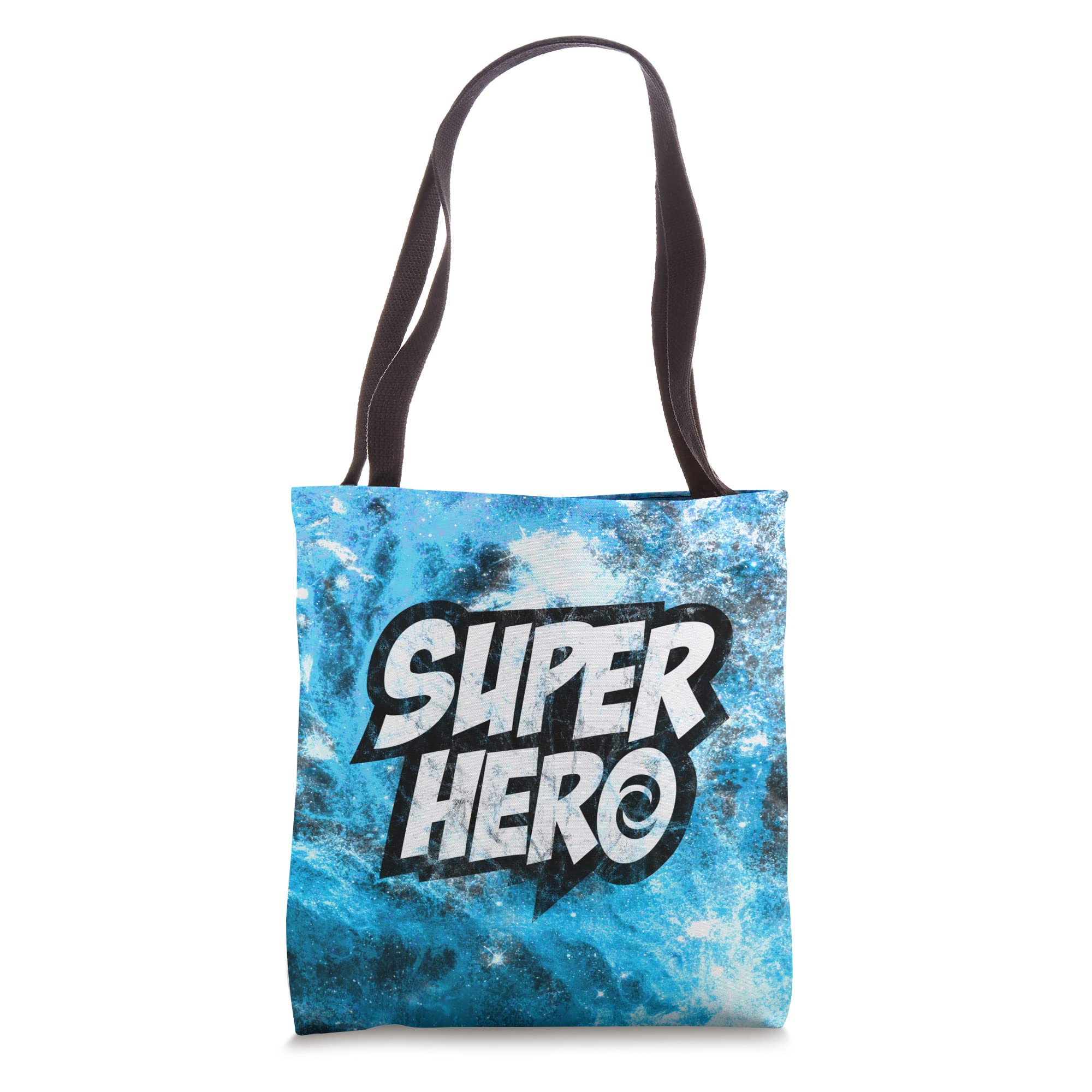 Superhero Comic Speech Bubble Tote Bag - Funny Pop Art Design for Superhero Fans | Perfect for Cosplay, Conventions & Everyday Use