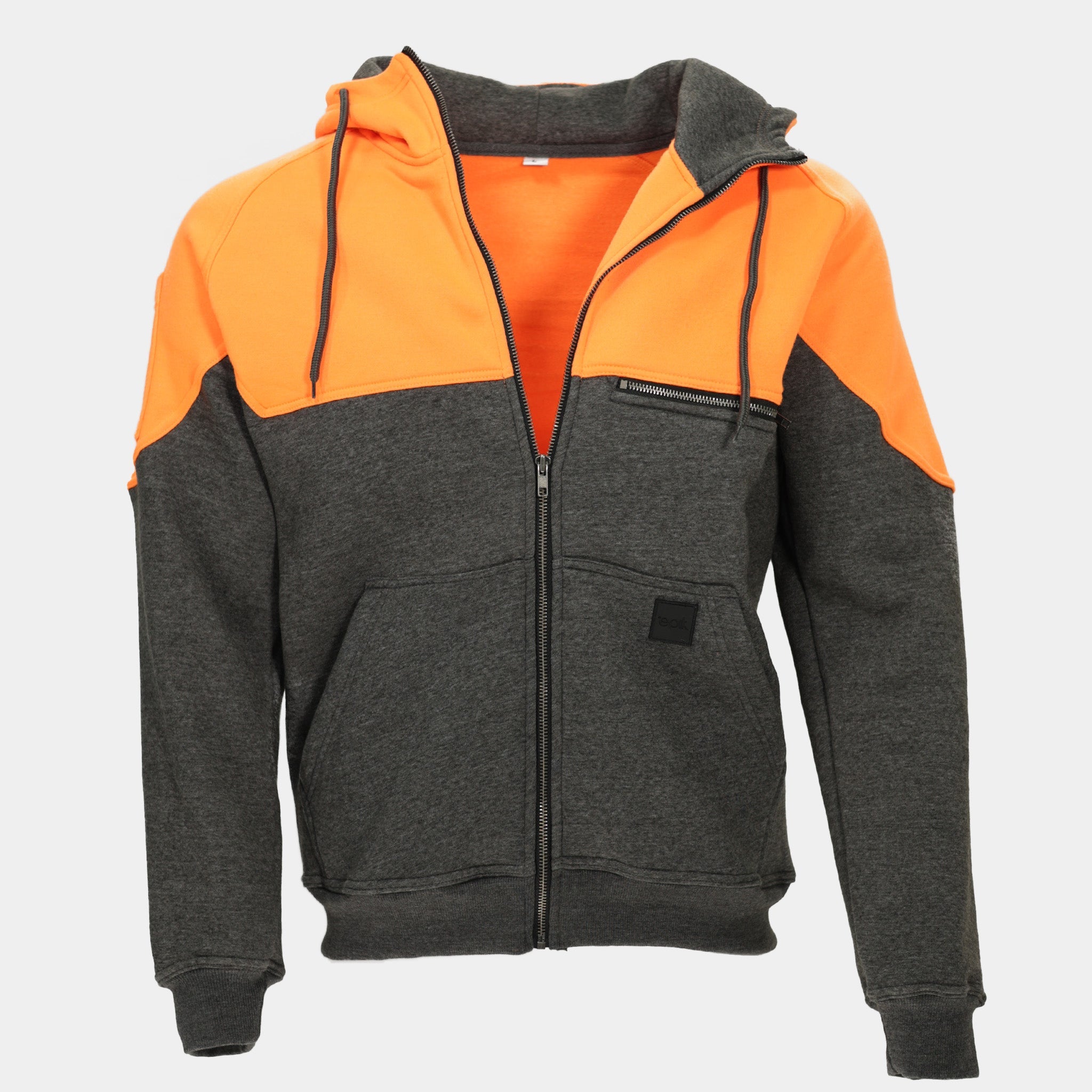 Peak Zip Up Hoodie for Men & Women - Lightweight Fleece Pullover with Full-Zip Front - Casual Streetwear for Running, Hiking & Outdoor Activities