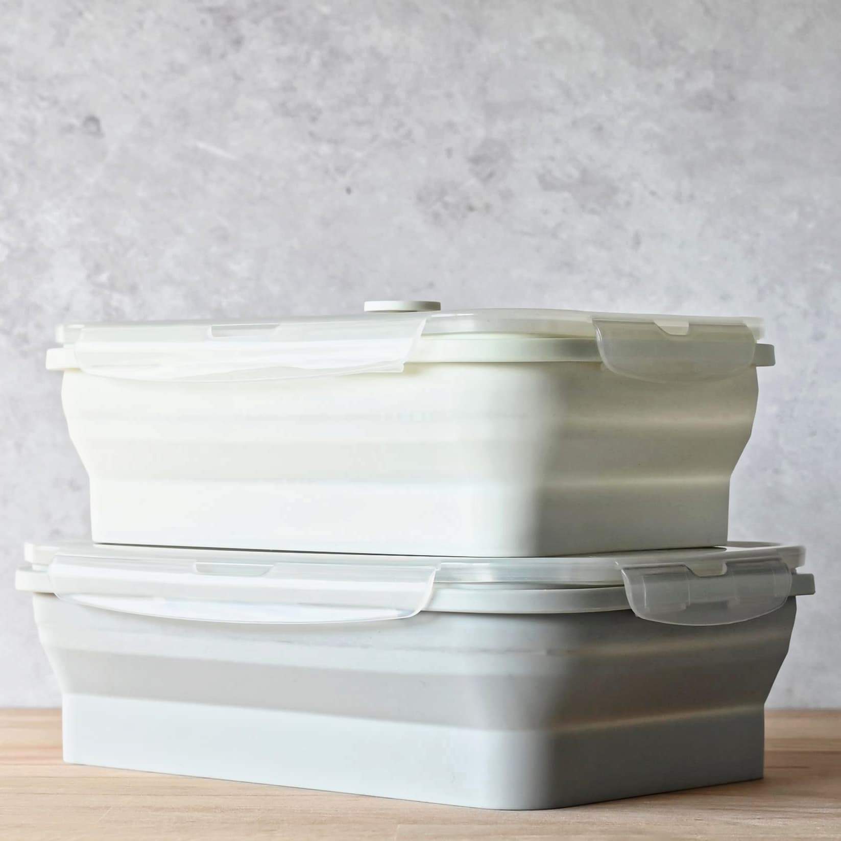 Extra Large Food Stackers Set - Durable Plastic Stacking Containers for Kitchen Storage & Meal Prep | Perfect for Organizing Pantry, Fridge & Lunch Boxes