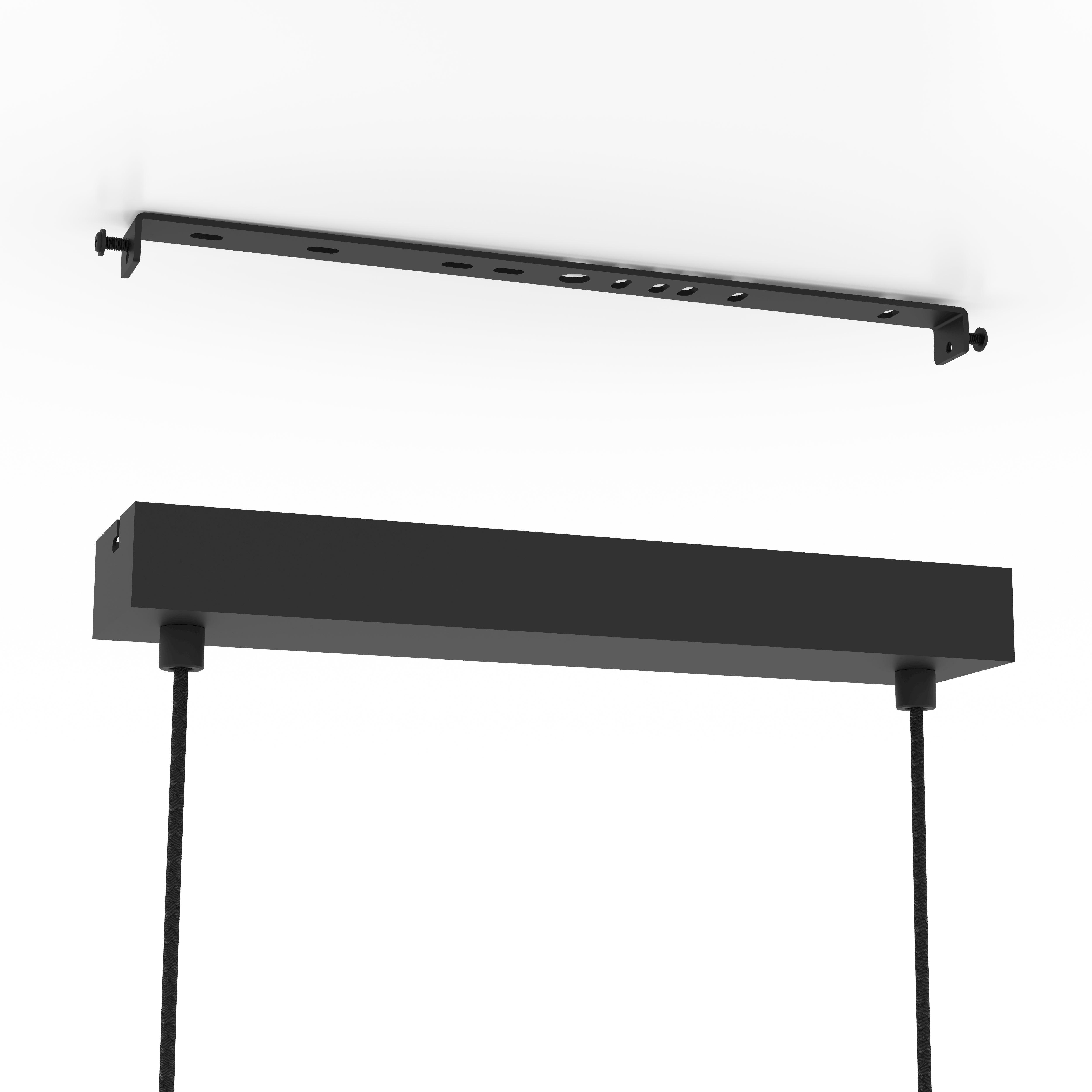 Eglo Connect Anchorena Z Smart LED Wooden Beam Ceiling Pendant Light - Dimmable Modern Farmhouse Lighting for Kitchen, Dining Room & Living Room