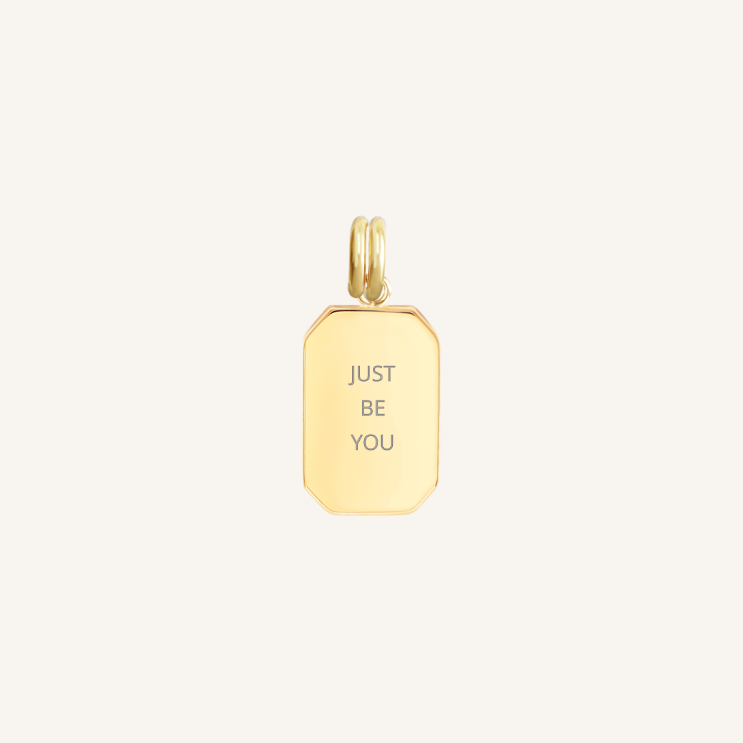 Etch Empower Charm - Inspirational Jewelry for Women, Motivational Gifts for Her - Perfect for Daily Wear, Special Occasions & Self-Empowerment