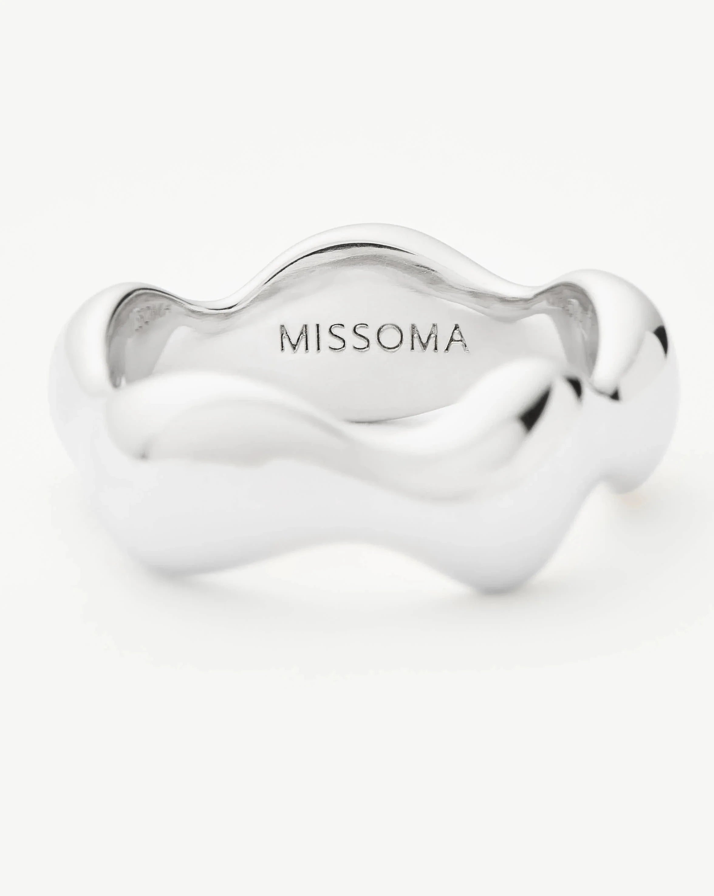 Eny Puffy Stacking Ring Set - Silver Plated Adjustable Rings for Women - Perfect for Layering, Everyday Wear & Gift Giving