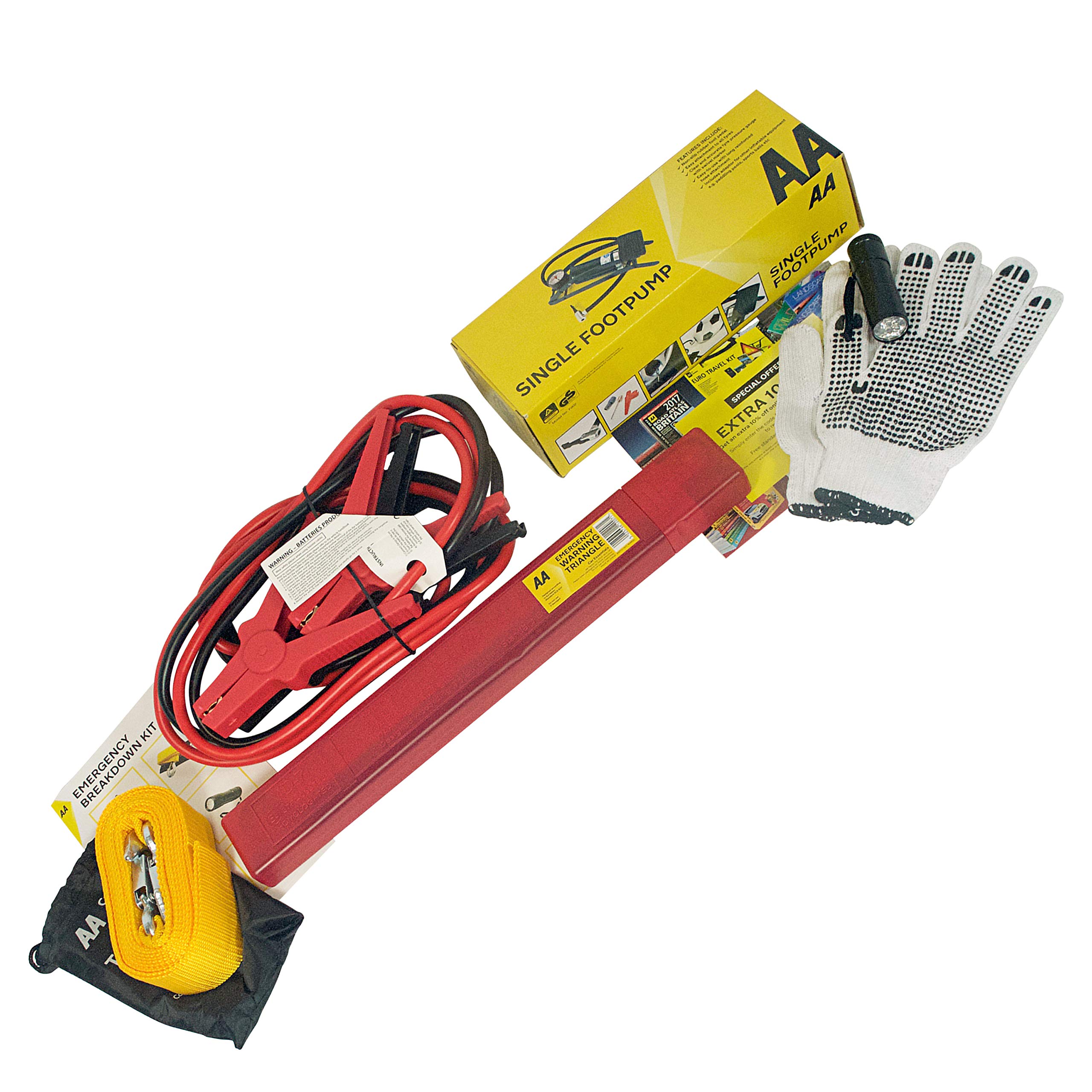 Car Emergency Breakdown Kit - Essential Roadside Assistance Tools for Safety & Convenience | Perfect for Road Trips, Long Drives & Vehicle Emergencies